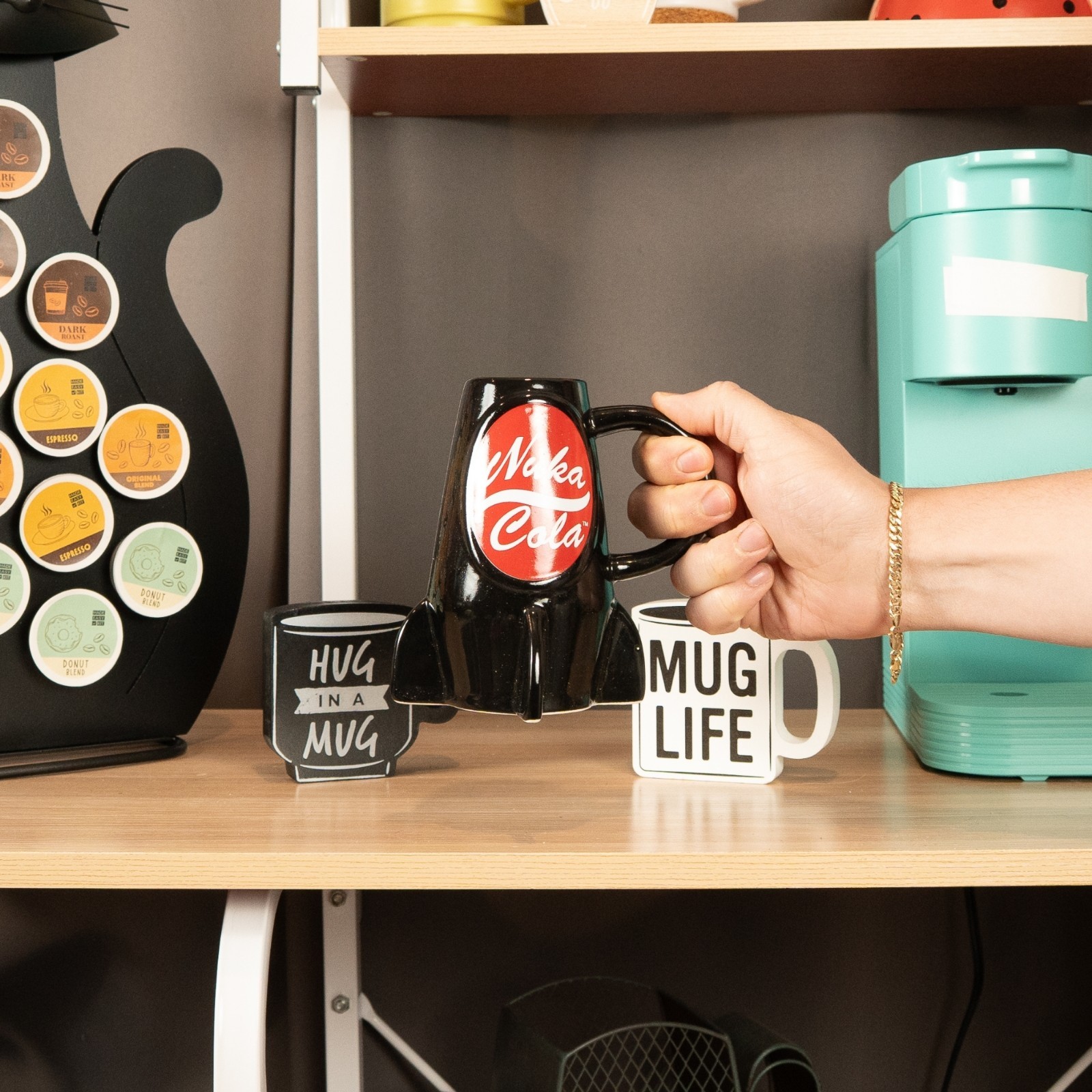 Fallout Nuka Cola Rocket Mug Gaming Collectible Ceramic Coffee Cup Gift