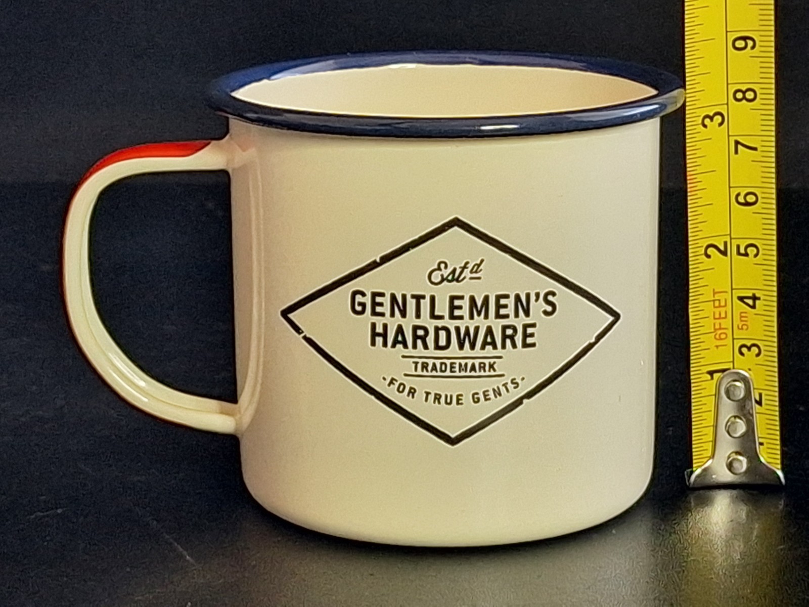Gentlemen’s Hardware – The Adventure Begins 11oz Enamel Metal Coffee Cup Mug