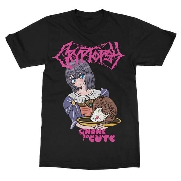 Rare New Cryptopsy Band None So Cute Black S to 5XL Unisex Shirt PN736