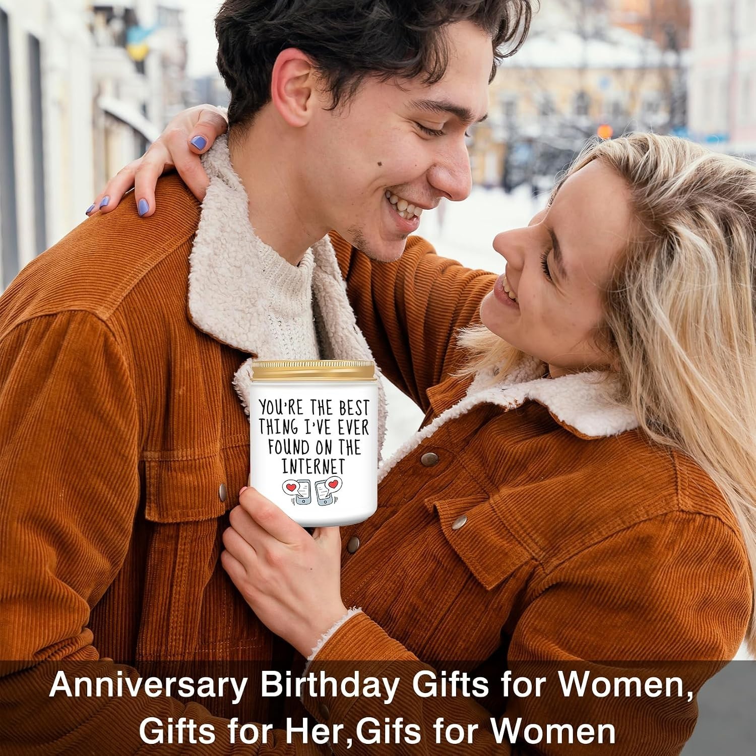 Charming Lavender Candle – Non-Toxic Joyful Gift for Birthdays & Anniversaries