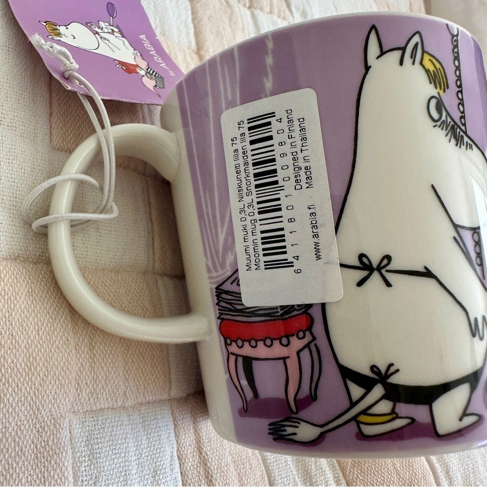 NWT Arabia Moomin Purple Mug, From Finland
