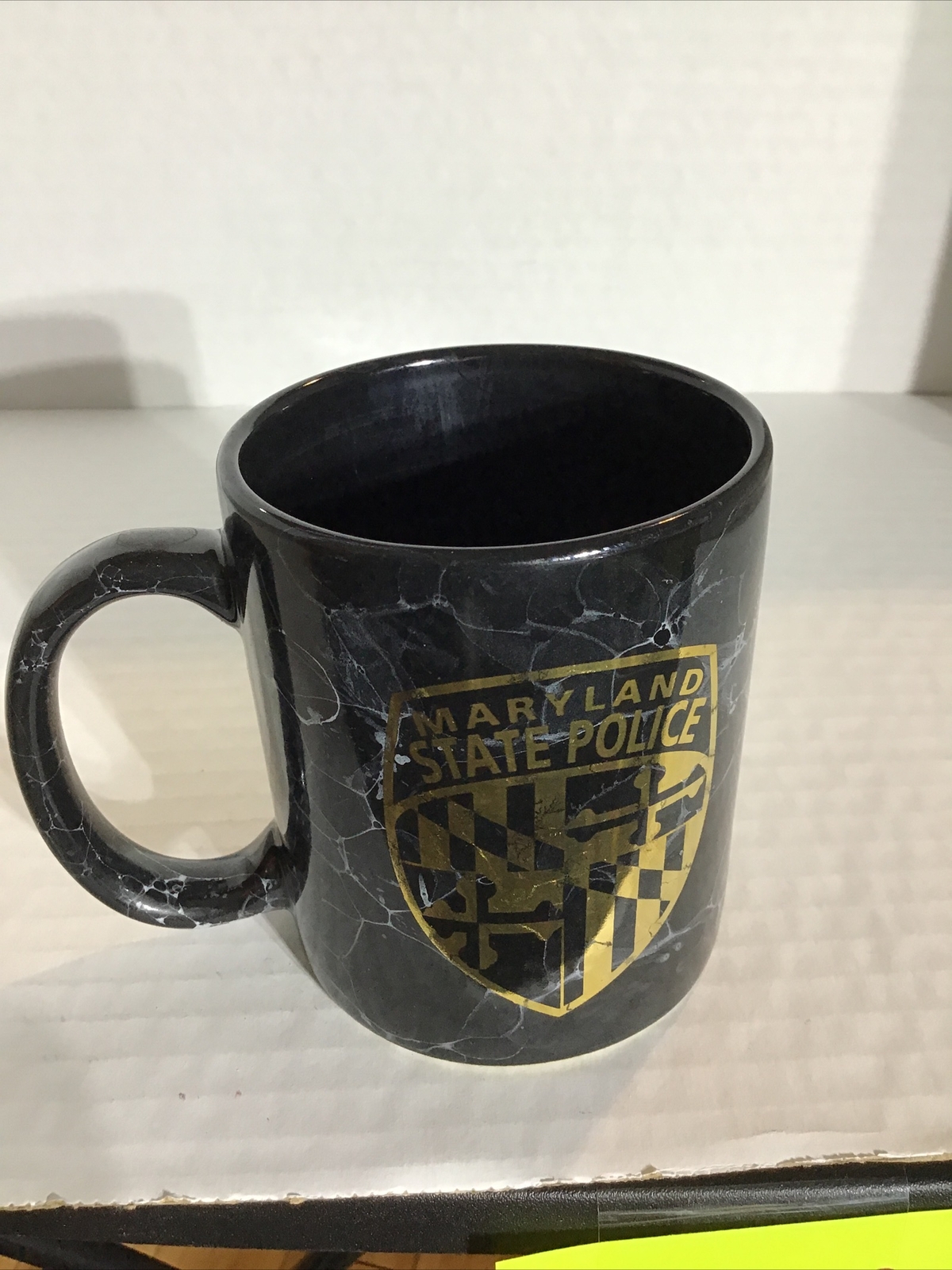 MARYLAND STATE POLICE COFFEE MUG. Art Deco Print Mug. B122