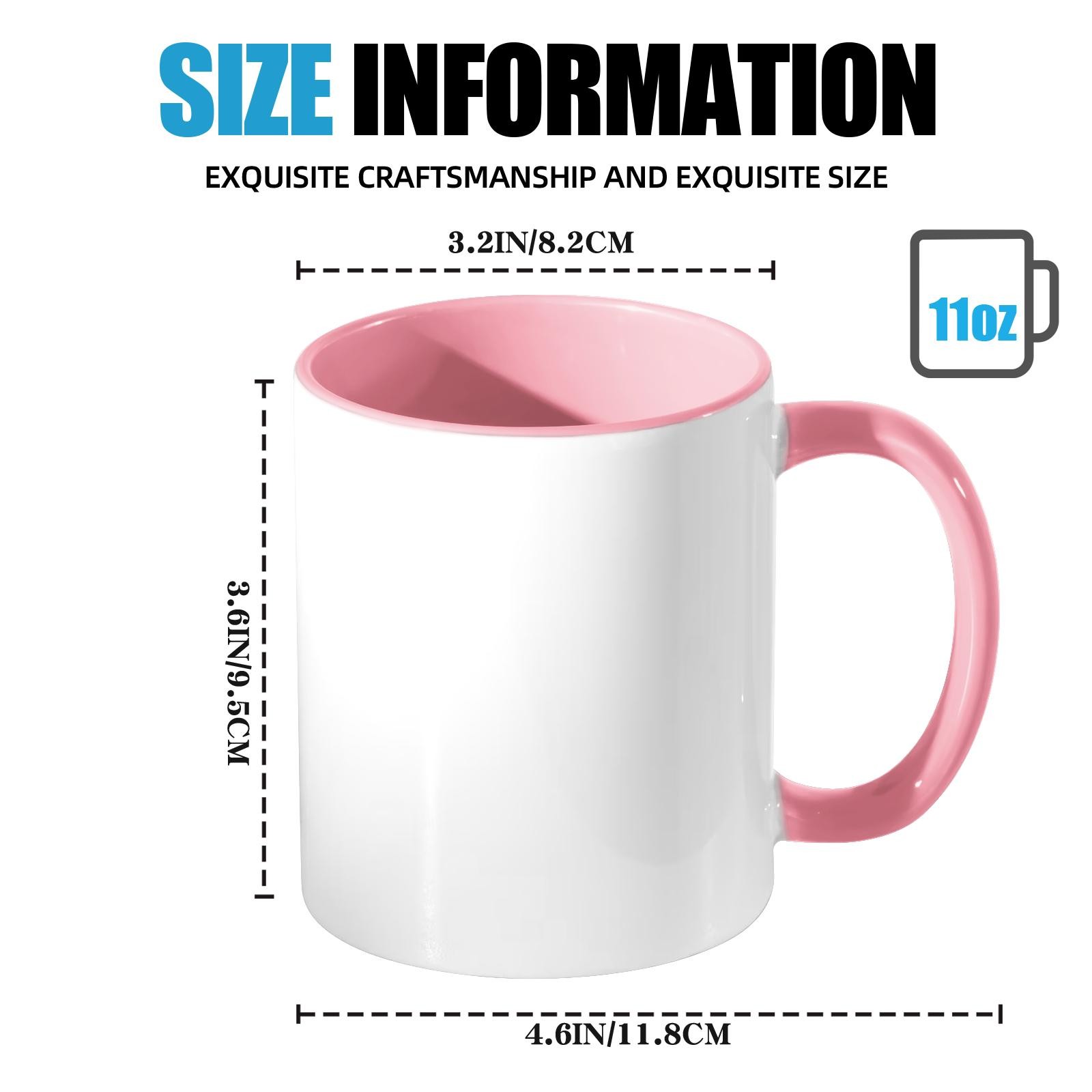 custom 11oz ceramic mug – personalized photo text double-sided design gift mug♮