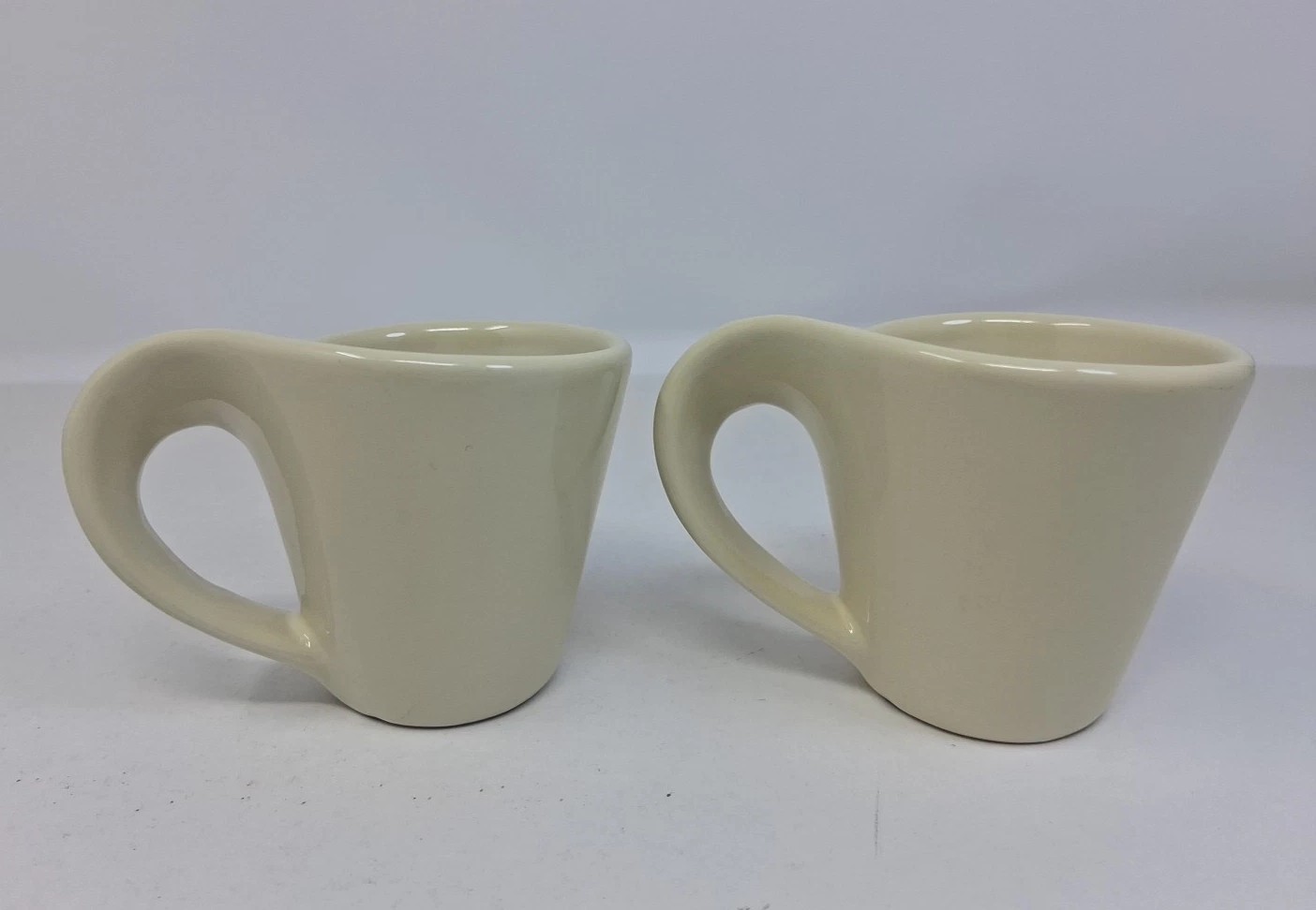 Villeroy & Boch New Wave Demitasse Cup Lot Of 2 Espresso Pale Yellow Mini 2.75″