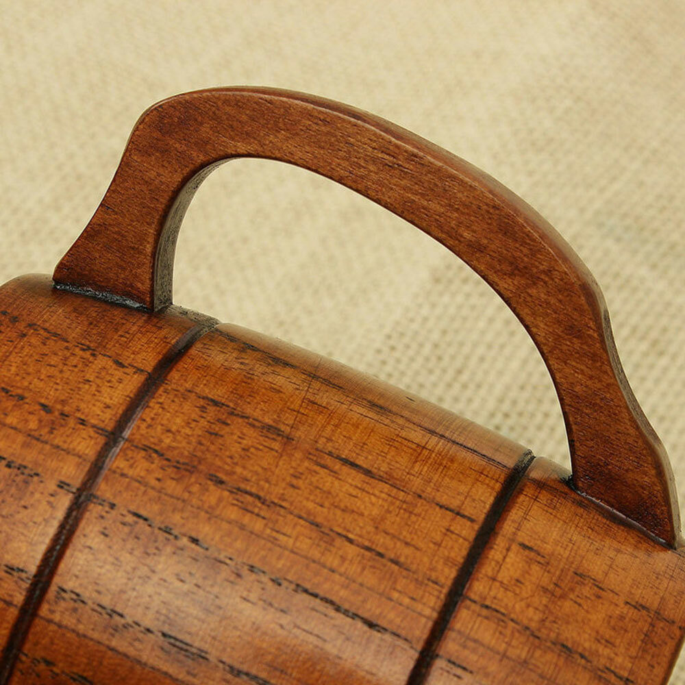 Vintage Handmade RARE Natural Wooden Cup Wood Mug Juice Beer Water Drinking