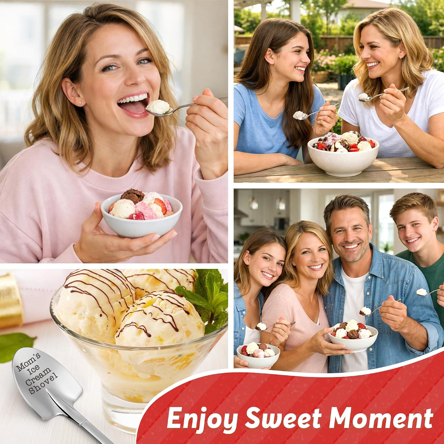 Birthday Gifts for Mom, Mom Gifts from Daughter/Son, Funny Mom’s Ice Cream