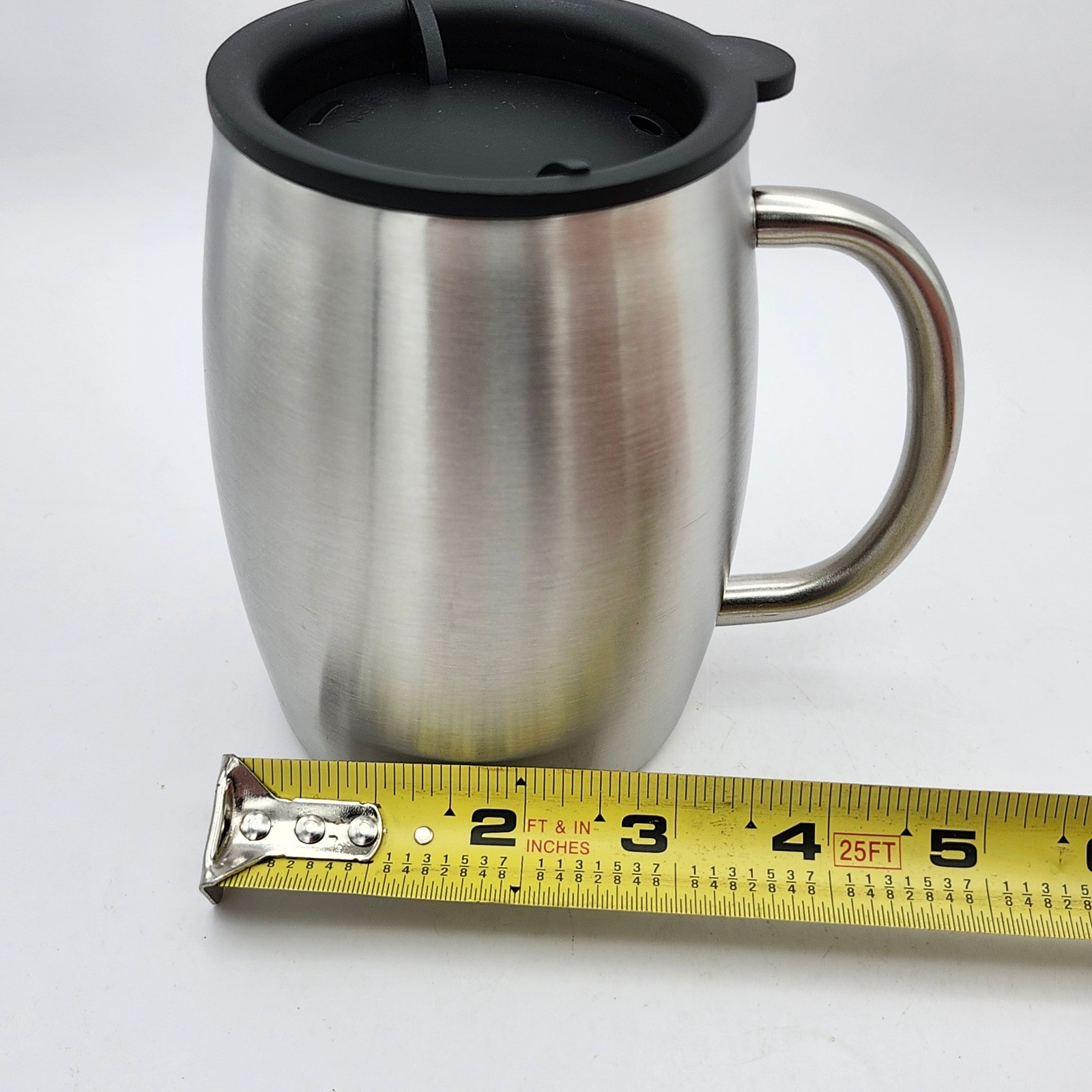 14 oz Coffee Mug Stainless Steel Tumbler w/Slider Lid DIY Epoxy Vinyl Craft NIB