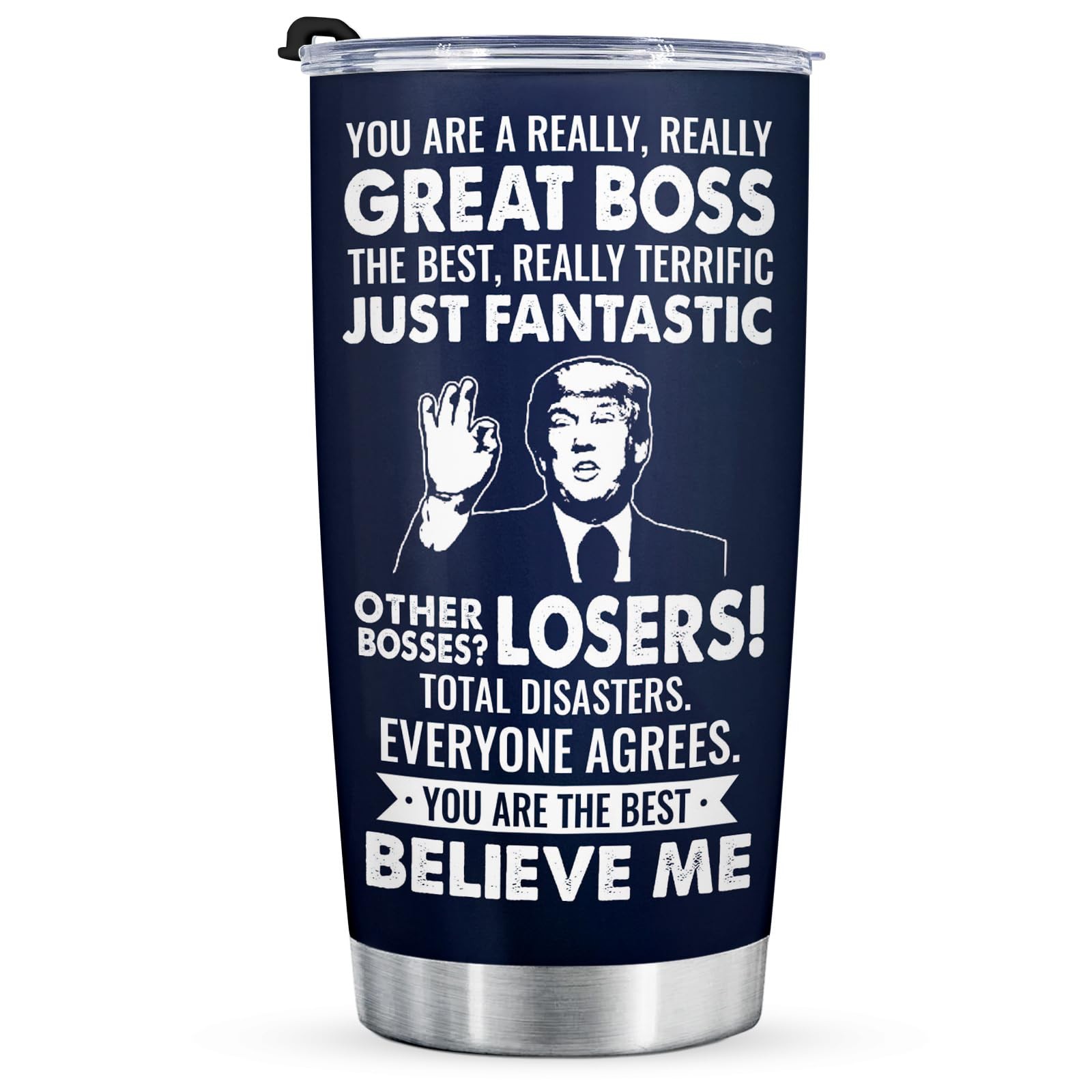 Aurahouse Funny Boss Gifts for Men Women, You’re A Great Boss 20 Oz Tumbler Cup,
