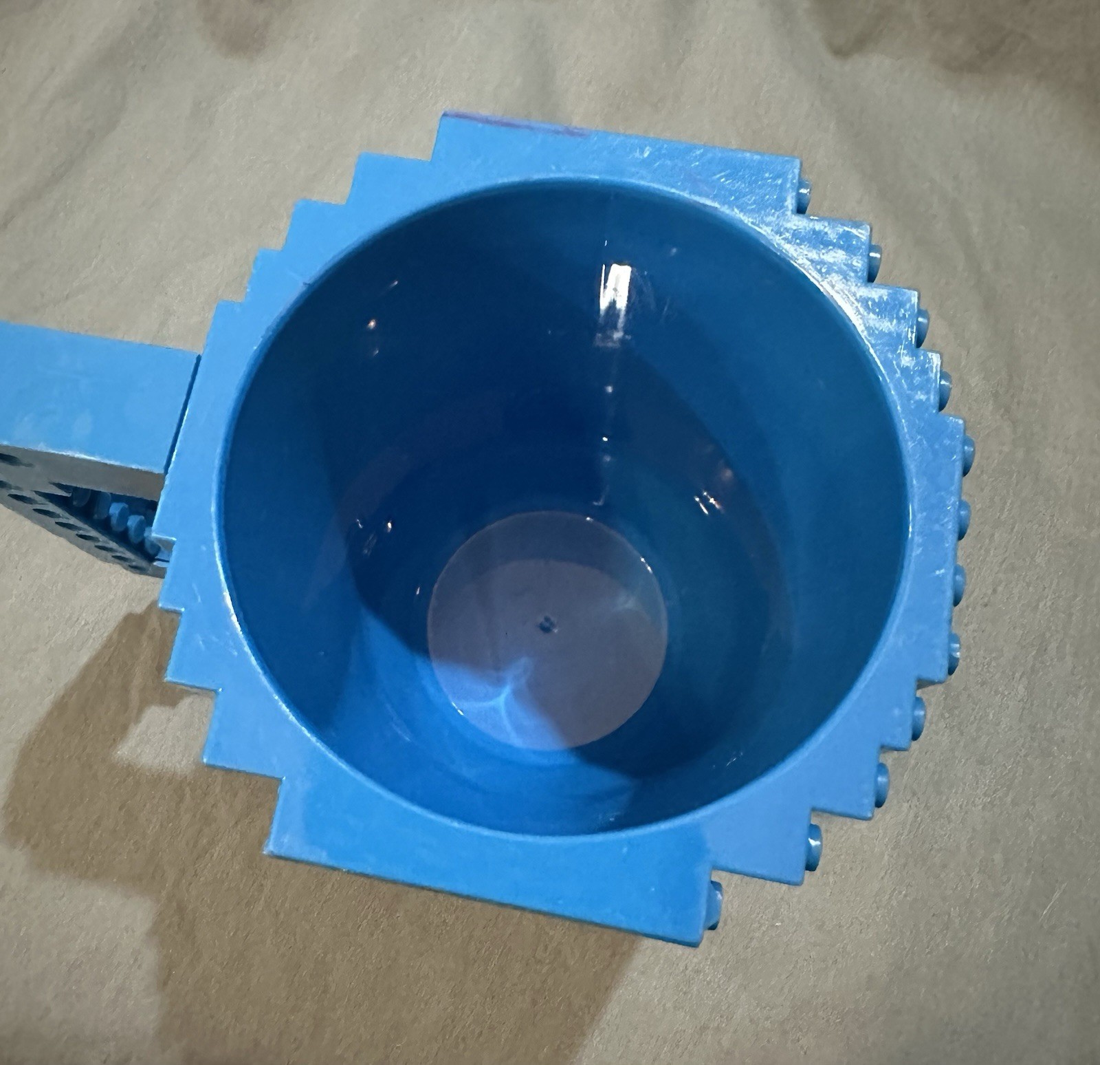 Build On Brick Set Of 3 Mugs, Red, Green, And Blue In Color