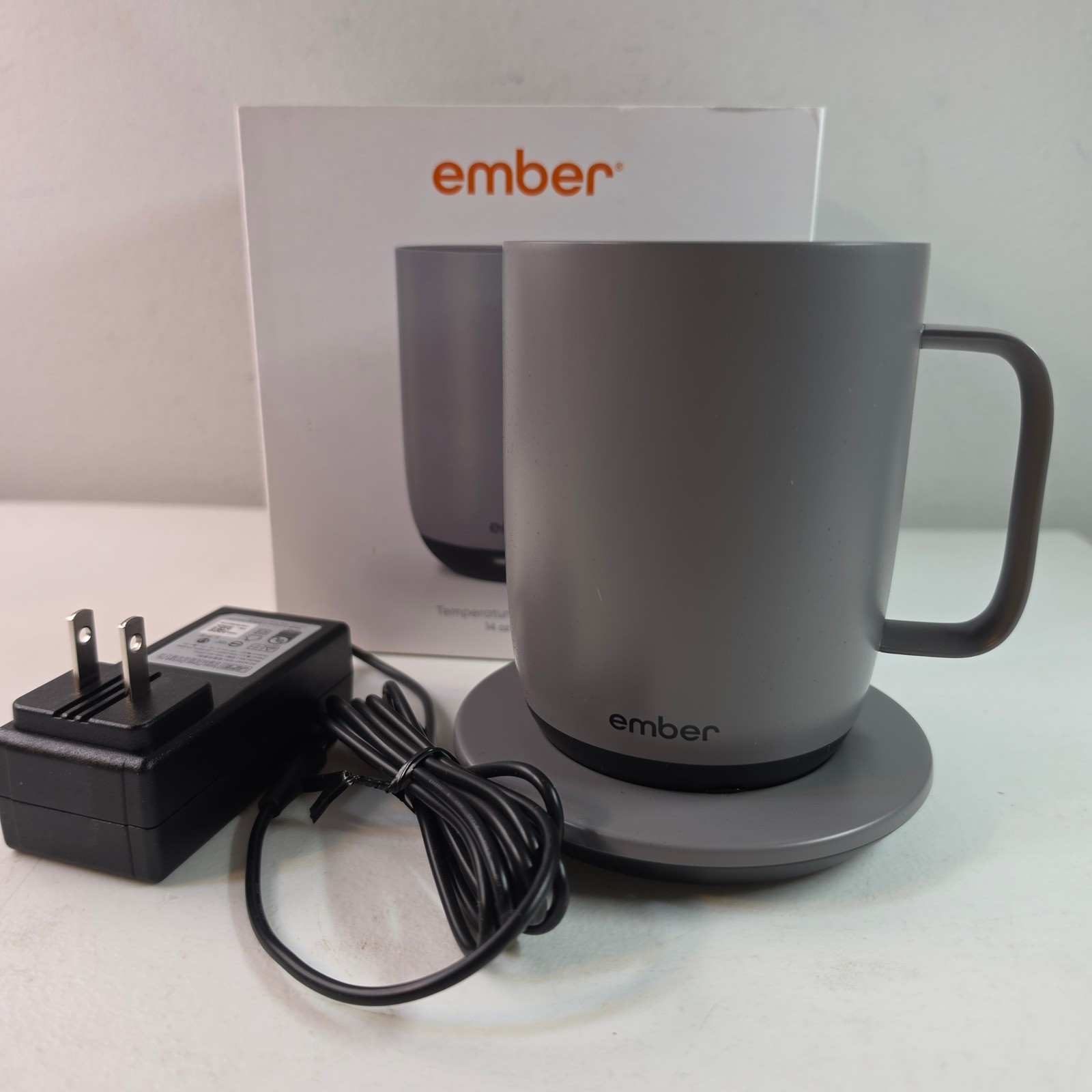 Ember Temperature Control Mug 2 Grey Smart Coffee Mug 14 oz CM19P