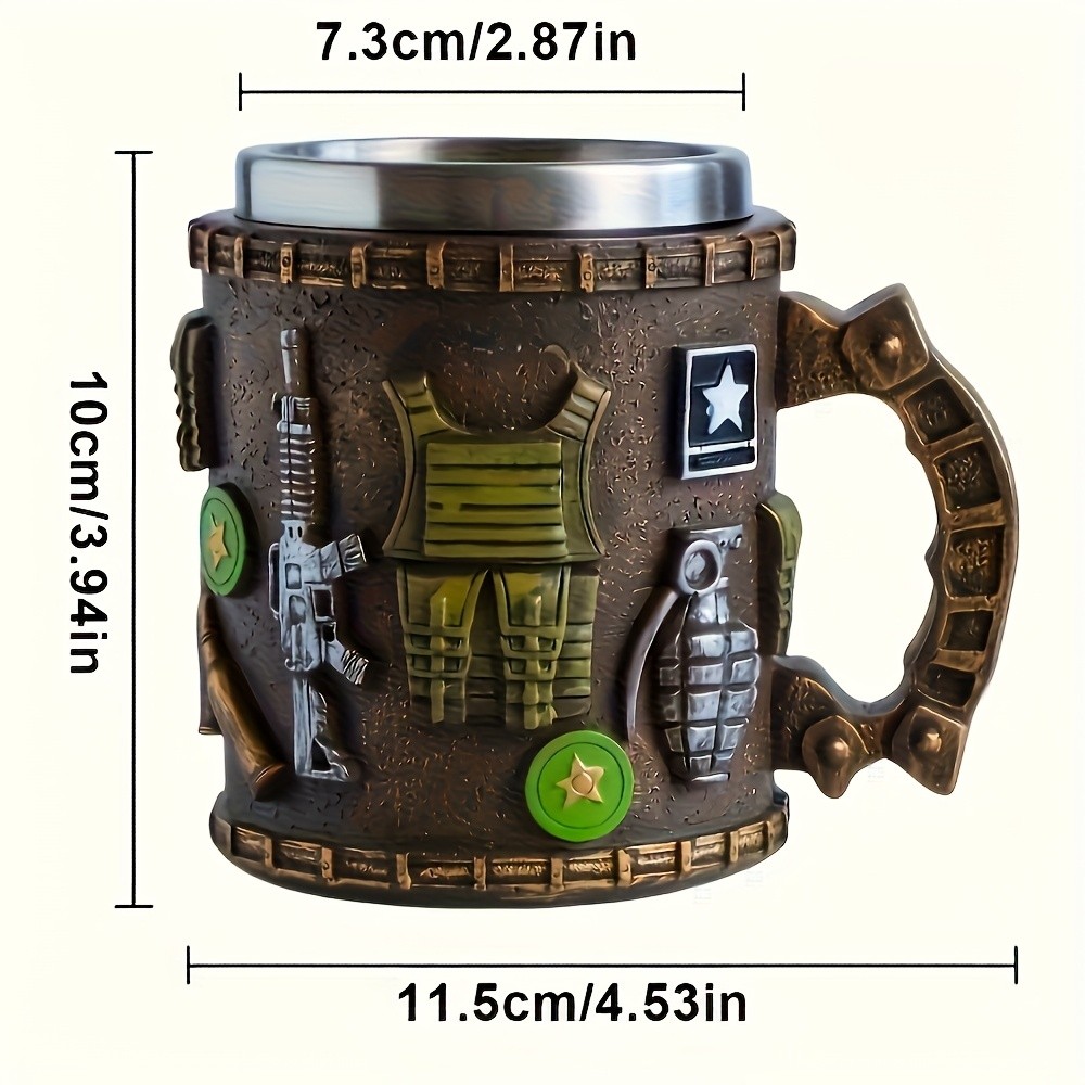 3D Mug Army Personalized Military, Coffee Mug Gift for Veterans 2026