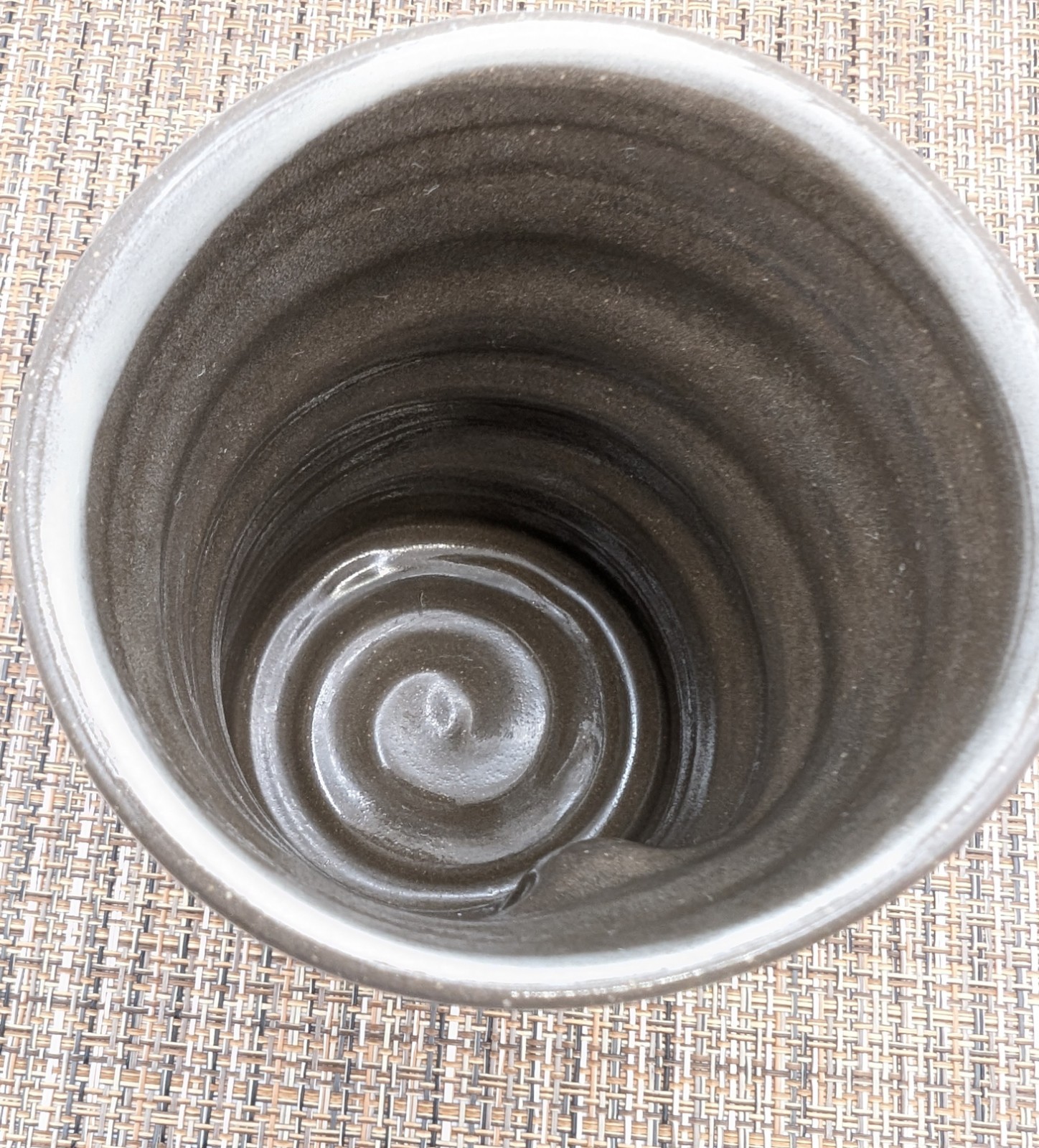 ZPOTS Studio Art Pottery “Shine On” Cup Hand Made Stamped