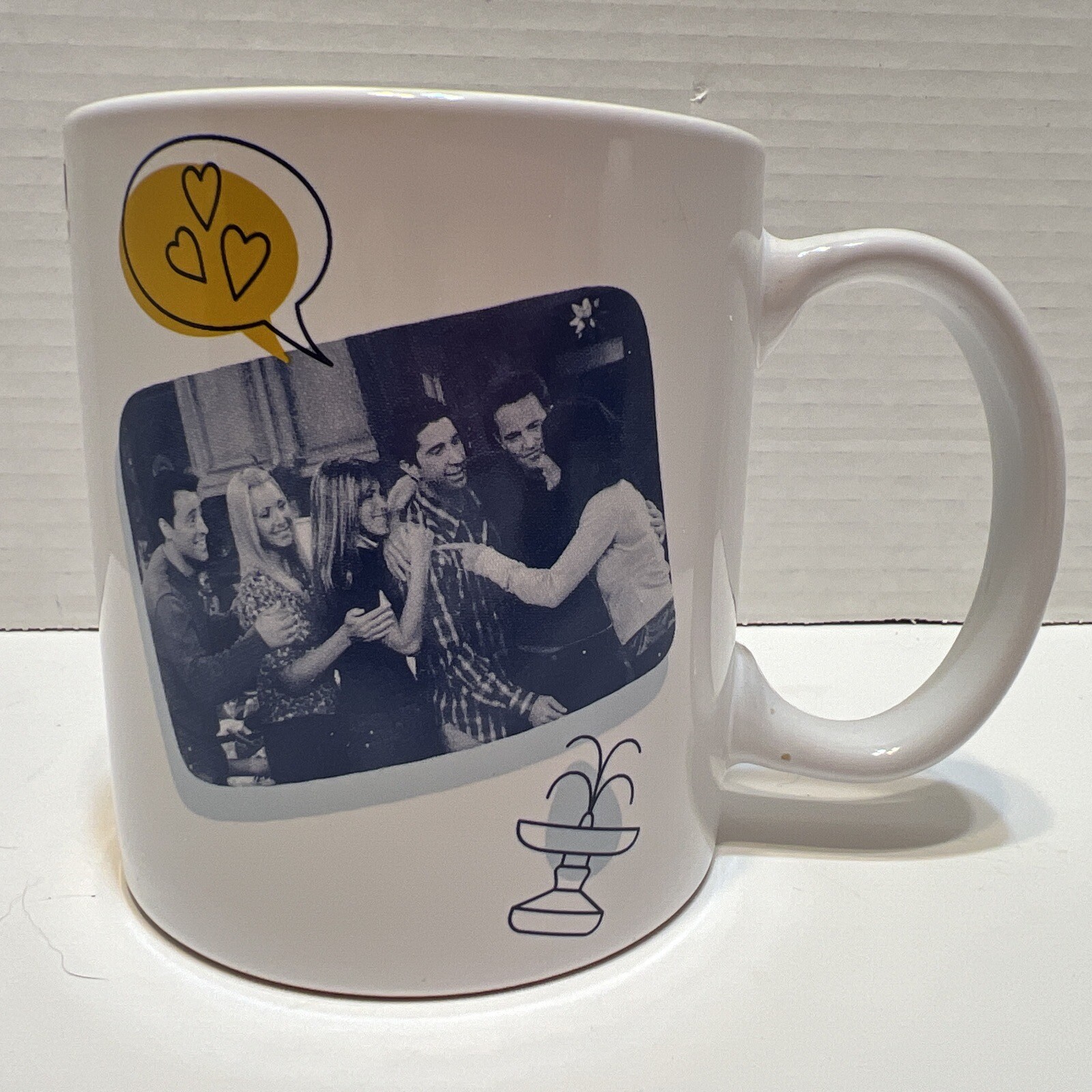 NEW 21 Oz. ZAK FRIENDS ”None Of It Matters” Central Perk Coffee Cup Mug Large