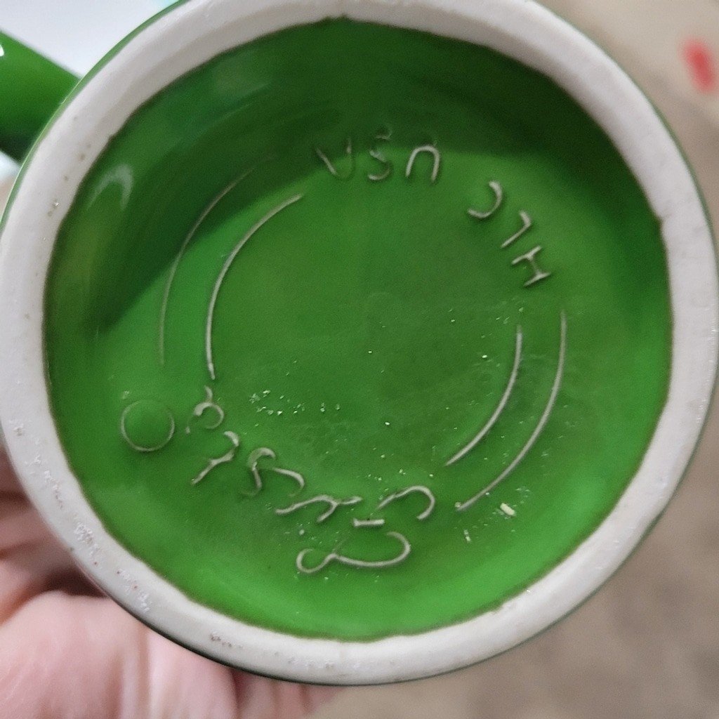 Fiesta Latte Mug Shamrock HTF