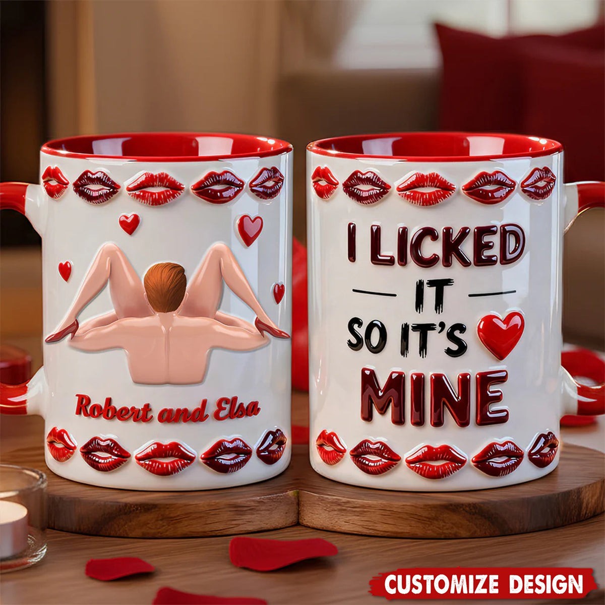 Funny Coffee Accent Mug – Personalized Gifts For Couple Mug