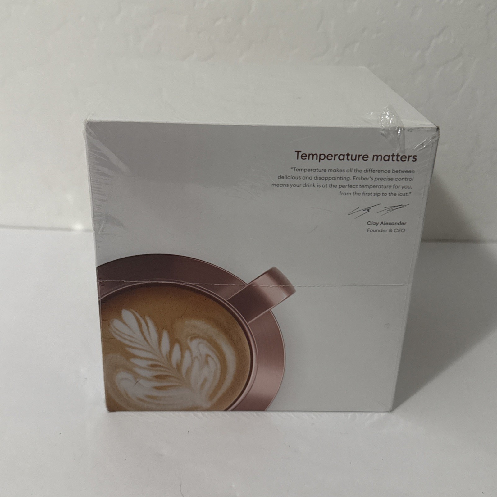 Ember – Temperature Control Smart Mug 2 – 14 oz – Rose Gold Edition- NEW – READ