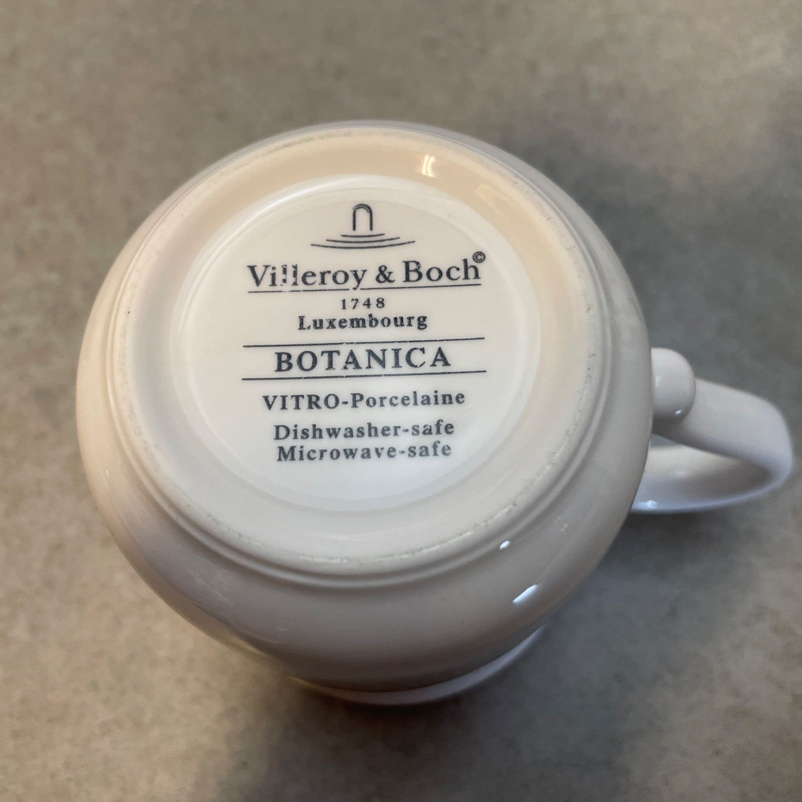 Villeroy & Boch Botanica Mug Coffee Tea Veronica Officialis Set of 3 Luxembourg