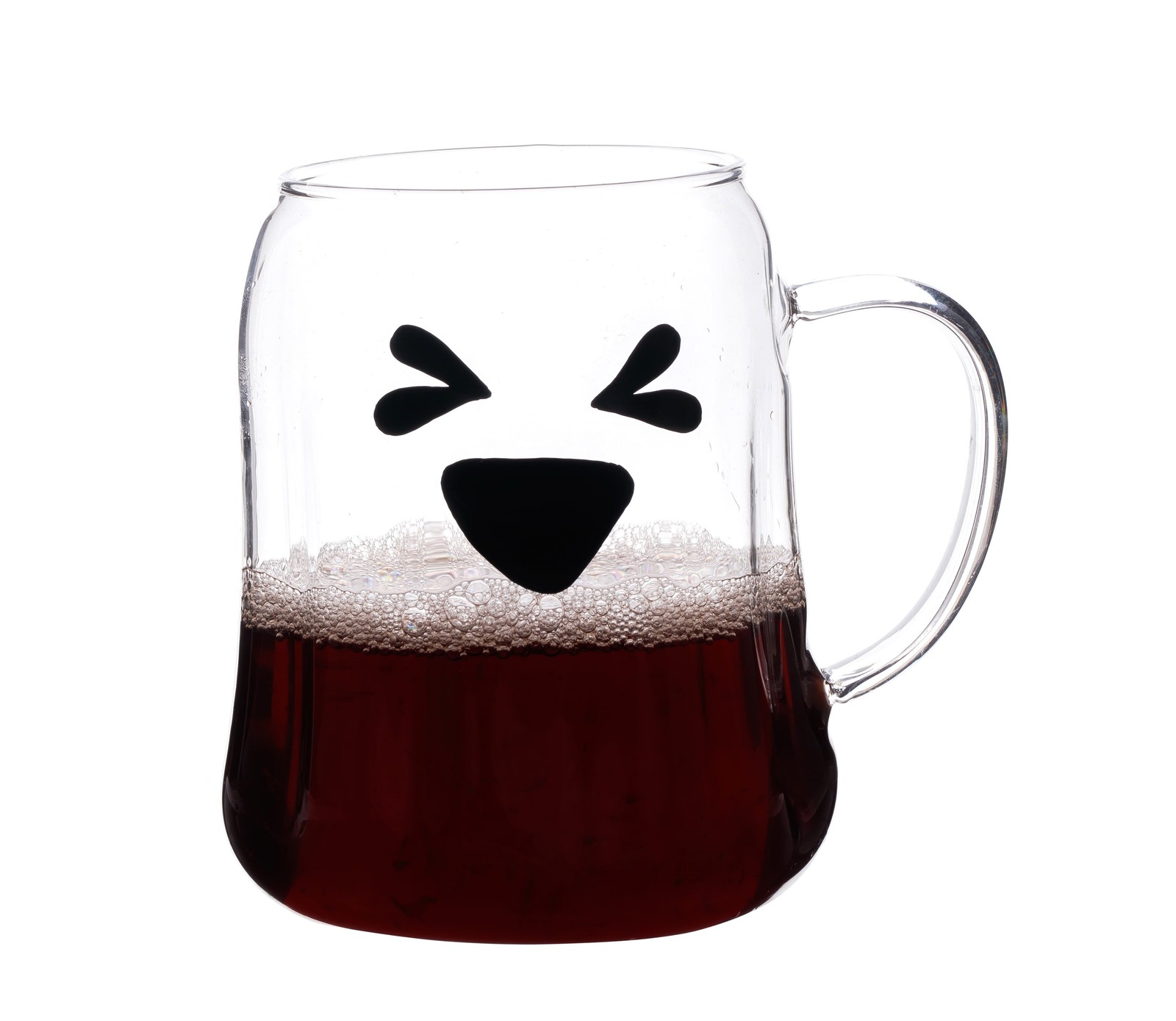 Glass Ghost Mug Squint