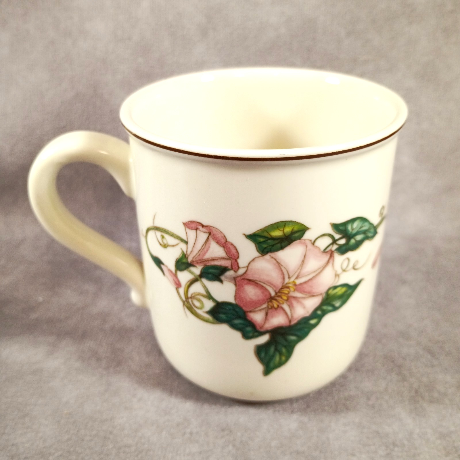 VILLEROY & BOCH Luxembourg Palermo 3.5″ Coffee Tea Mug Cup Pink Floral Set of 4