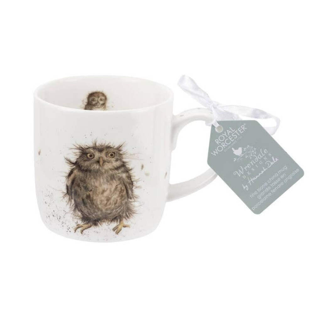 What A Hoot – Owl Mug – Royal Worcester 14 oz
