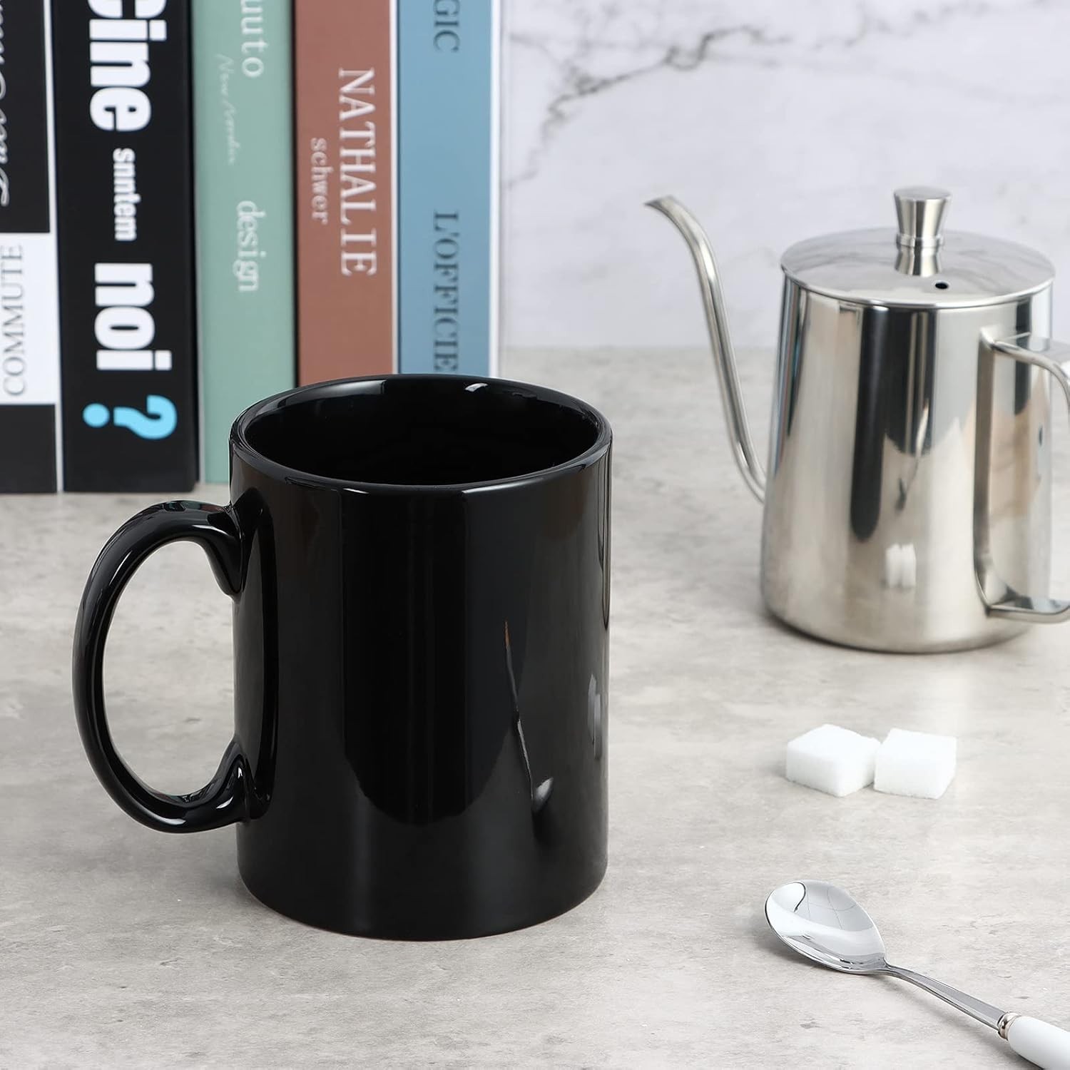 22 OZ Extra Large Coffee Mug, Smooth Ceramic Boss Giant Tea Cup Big Capacity and