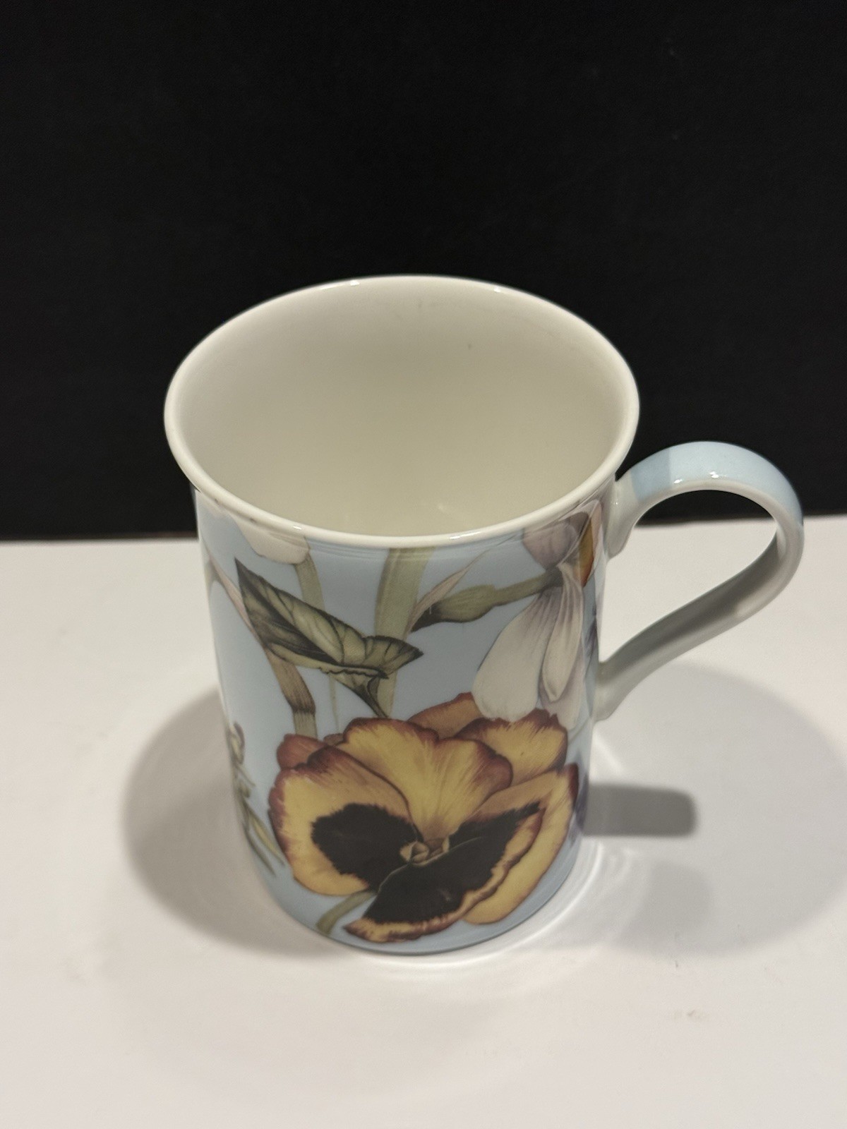 Flower Coffee Cup Mug Stechcol Gracie Bone China 10 oz Garden Colorful Floral