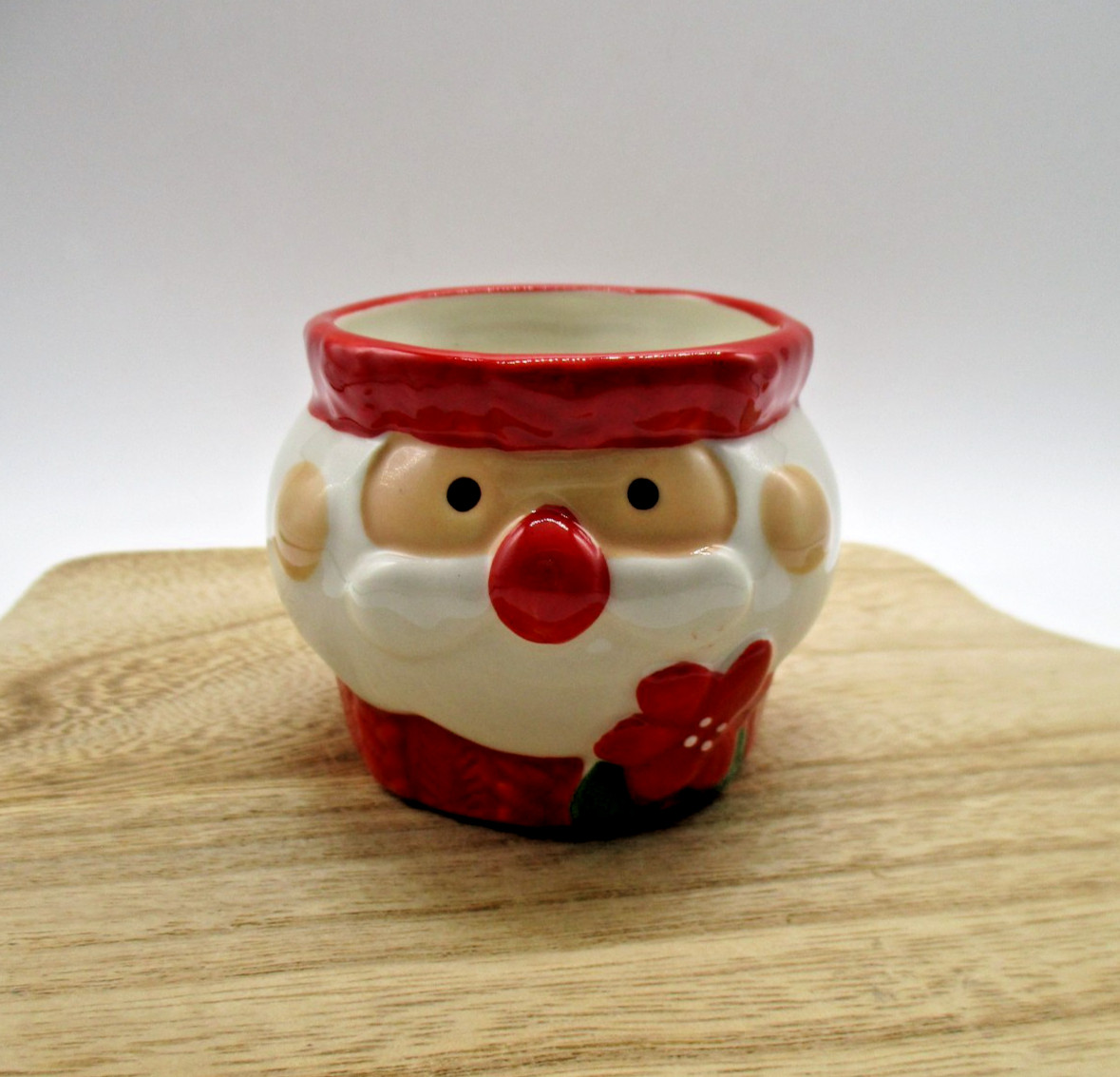 Ceramic Christmas santa round dessert cup Halloween cotta Diameter 60mm H55mm