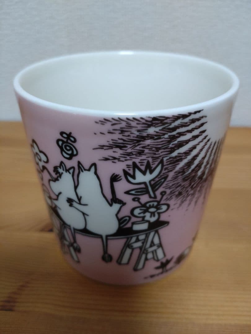[Rare] ARABIA Moomin Mug 1996 Love Pink