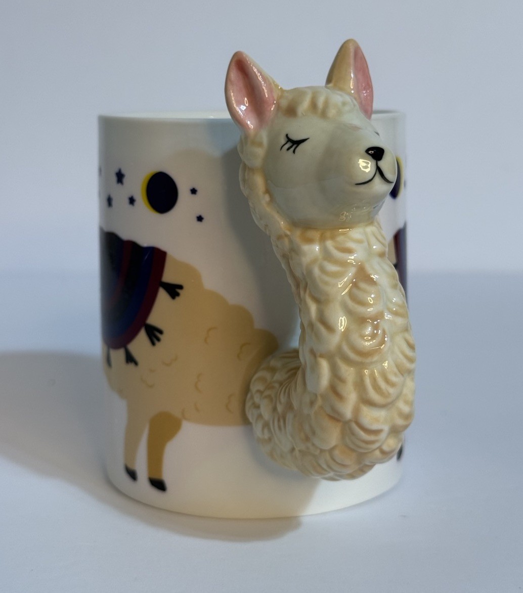 Magical Llama Color Changing Ceramic Coffee Tea Mug 12 Oz 3D Design