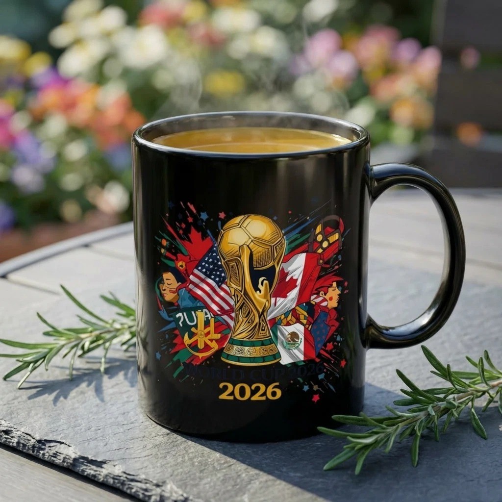 World Cup 2026 Ceramic Mug Soccer Fan Coffee Mug Sports Lover Gift