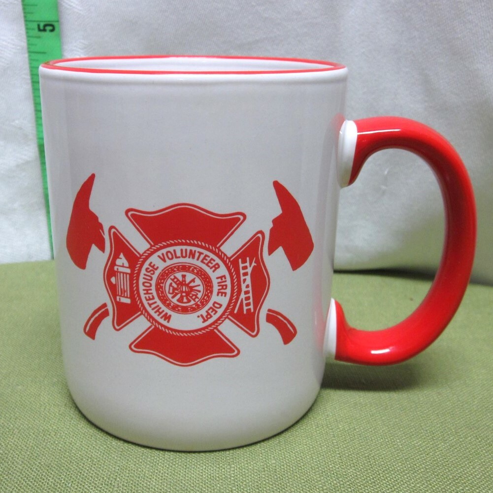 WHITEHOUSE VOLUNTEER FIRE DEPARTMENT firefighter coffee mug Ohio appreciation OG