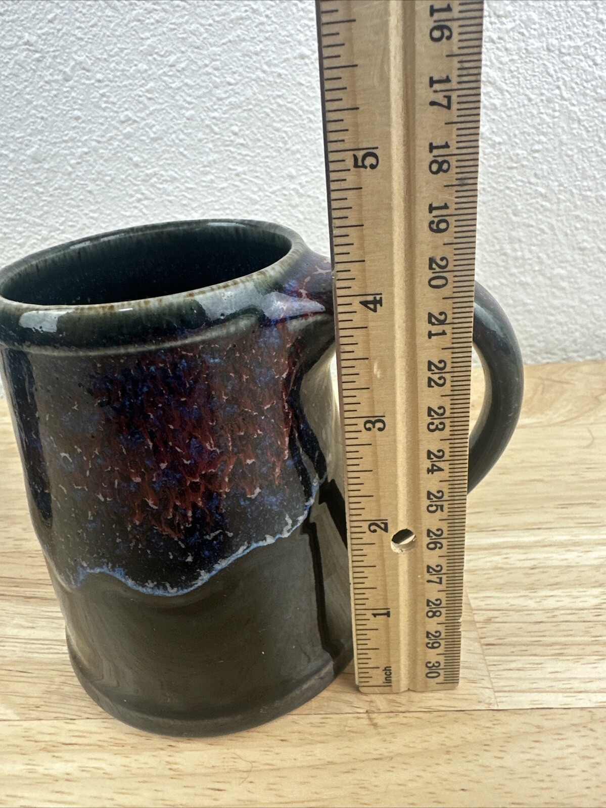 Merrill Lynch Whitefish MT Cow Buffalo Coffee Mug Drinkware Handmade Pottery