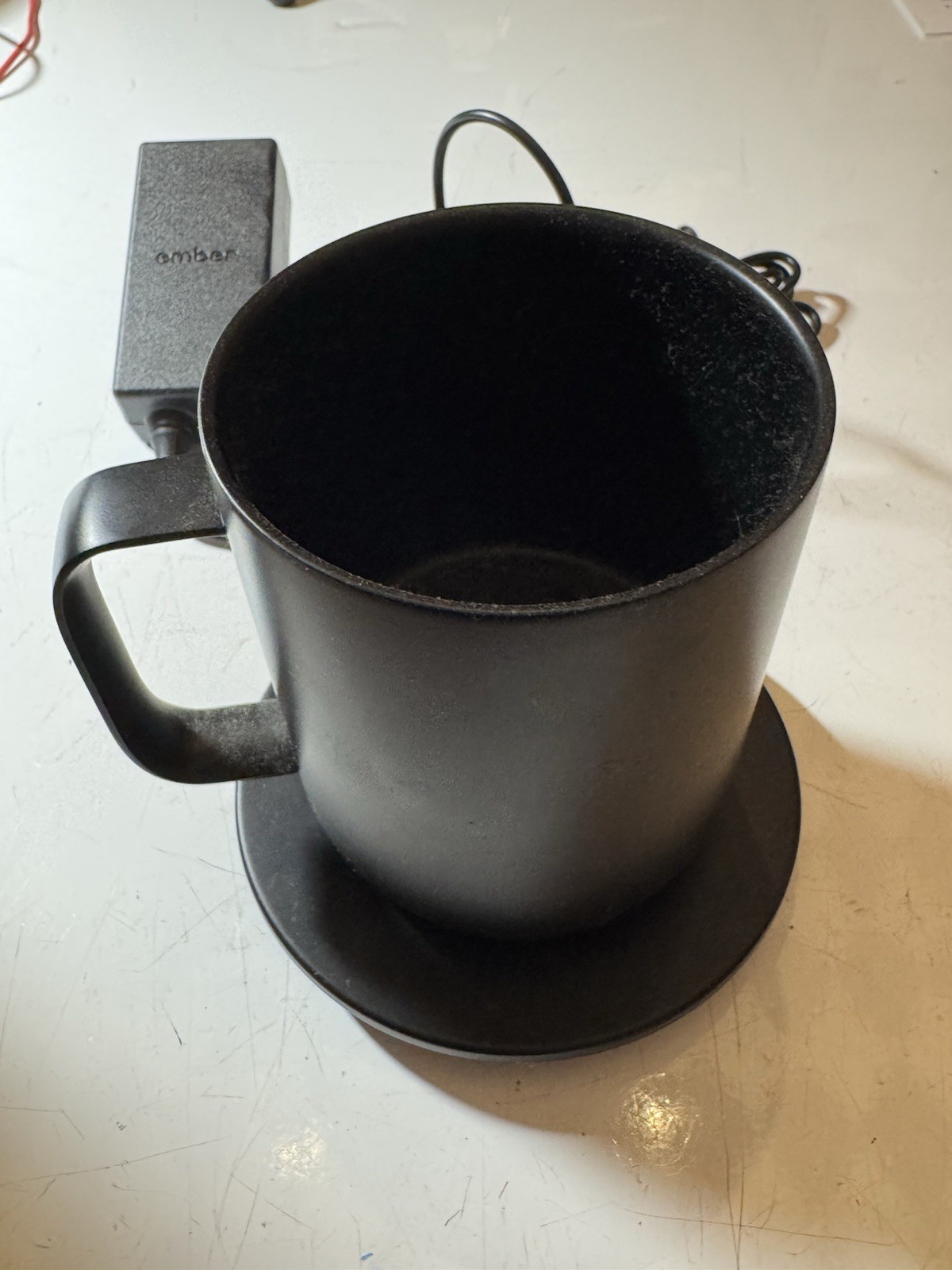 Ember Temperature Control Smart Mug Black with Charging Coaster & Power Adapter