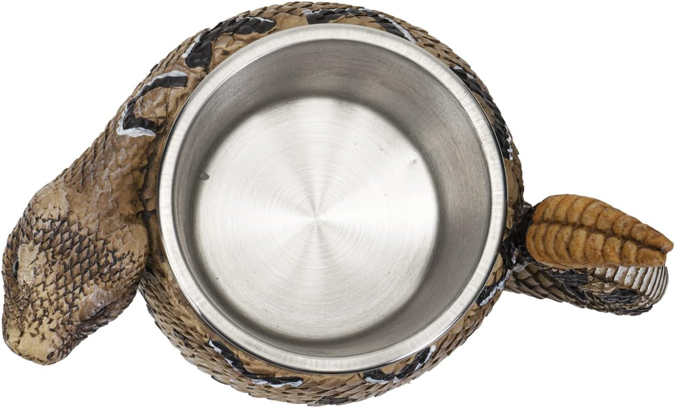 Rattlesnake Coffee Mug Cup 16 Fl Oz Diamondback Rattler Beer Tankard