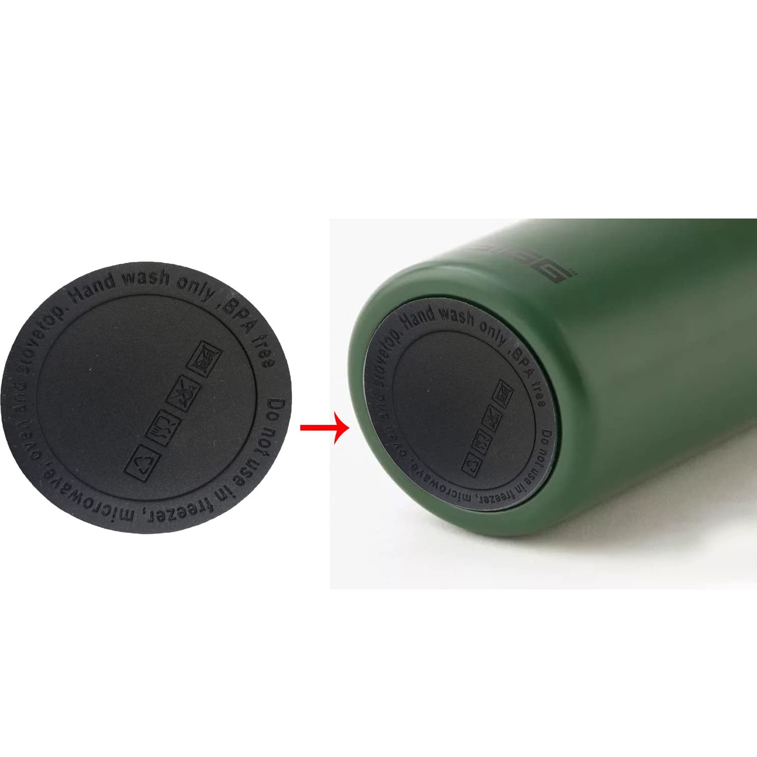 20pcs Rubber Bottoms for Sublimation Tumbler, Protective Non-Slip Silicone Bo…