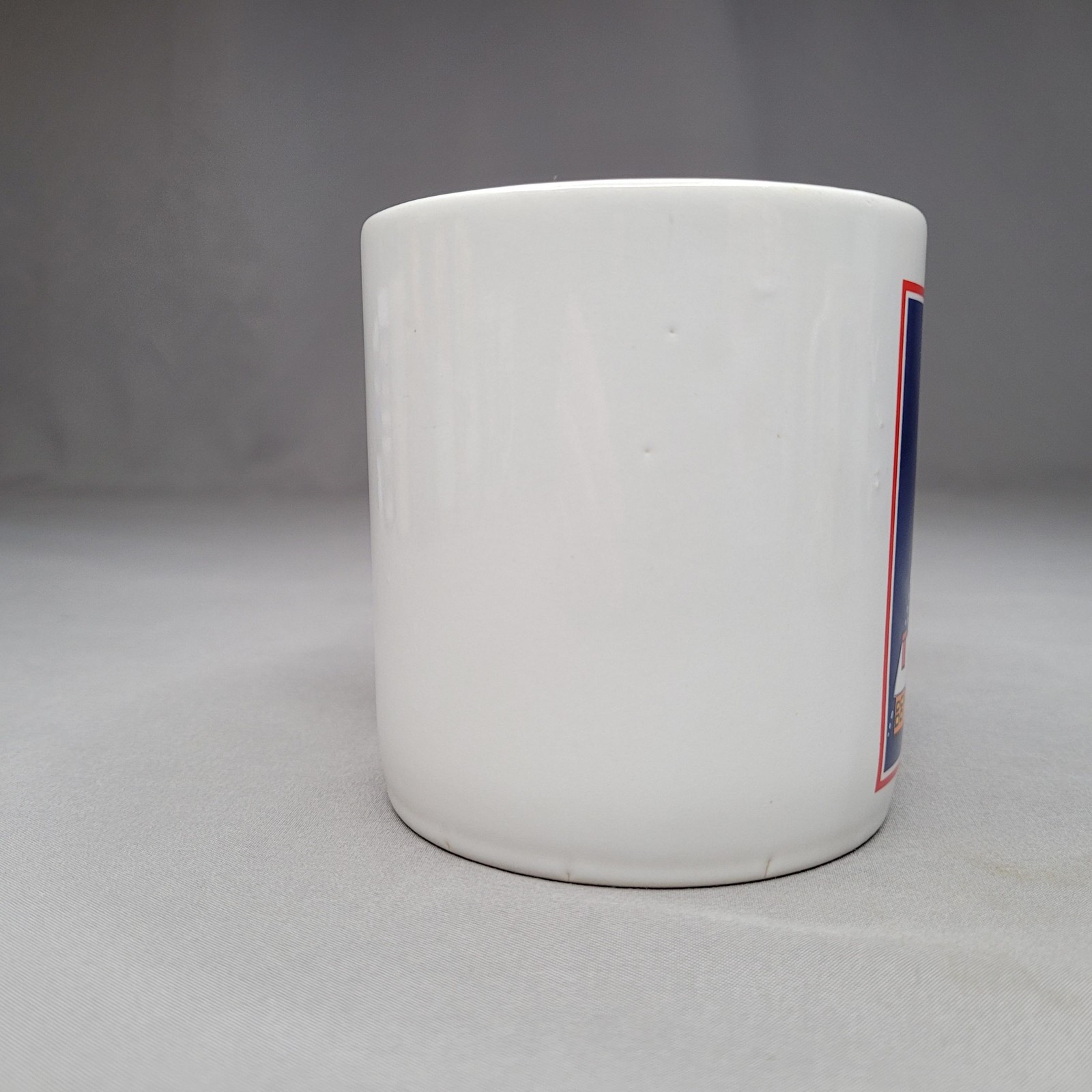 Unmarked Christmas Heritage Ceramic Mug Multicolor Village Houses Pyramid Japan