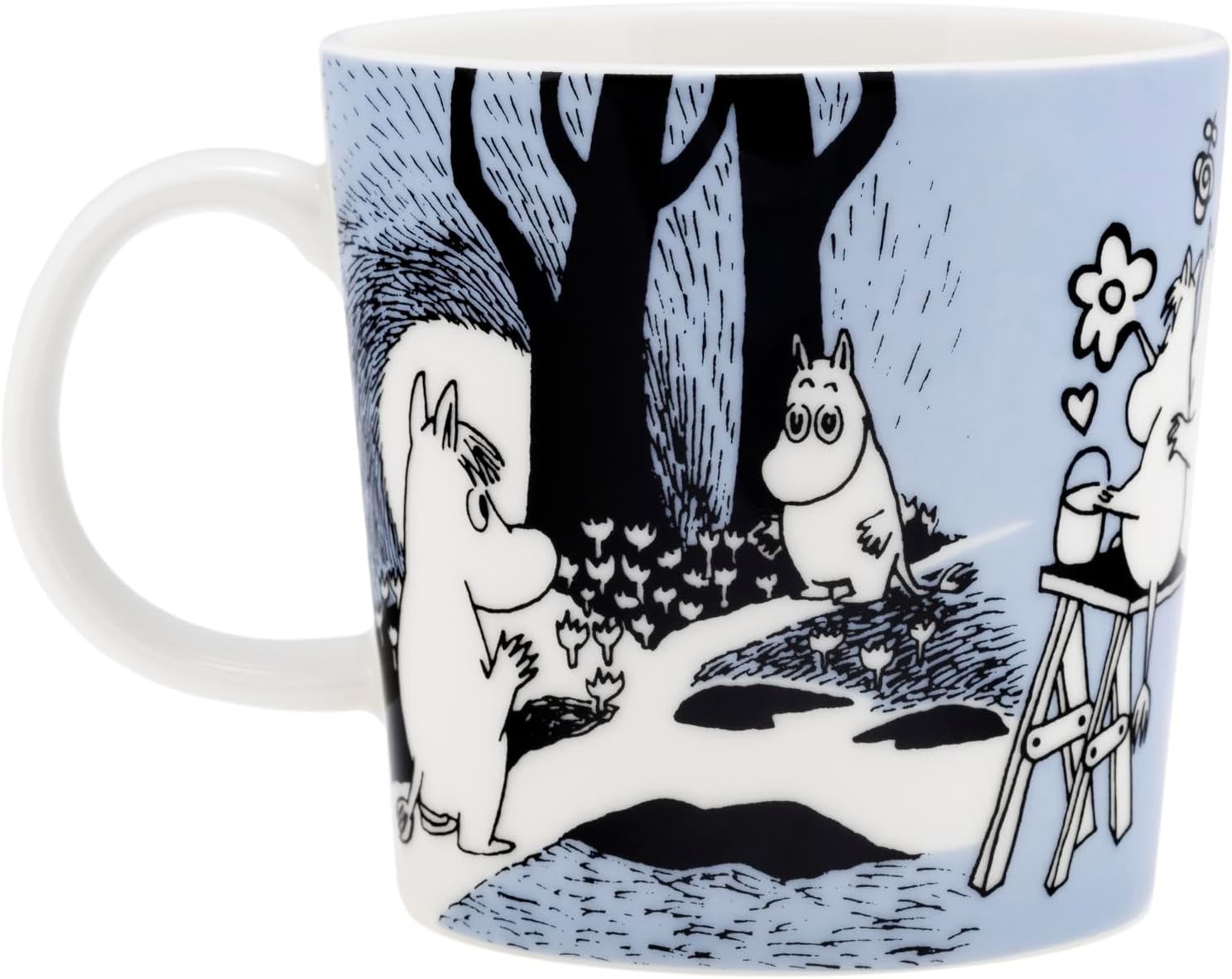 Moomin by Arabia Classic Mug Love Blue 0.3L 80th Anniversary Cup 2024