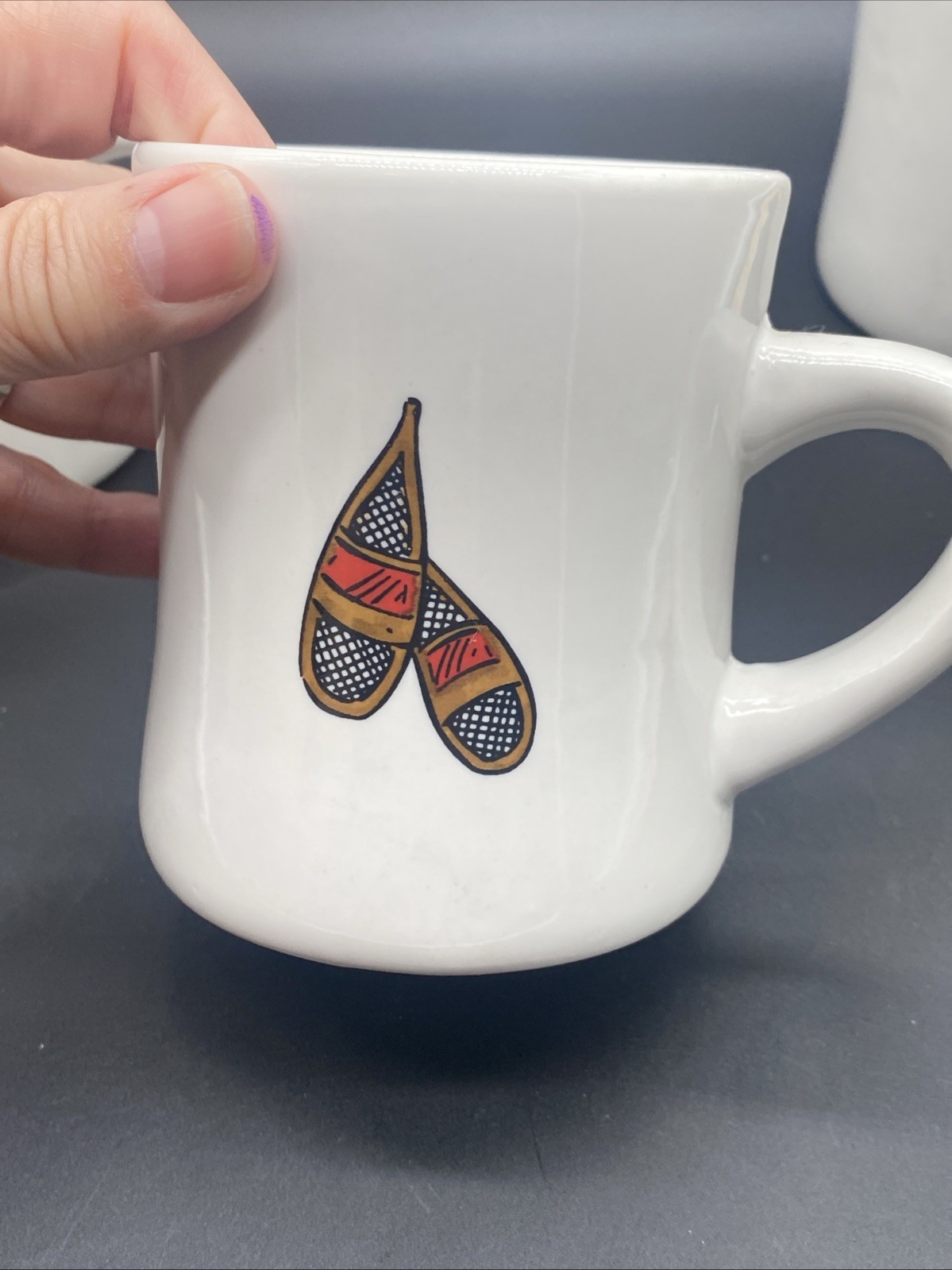 Designpac Winter Snow Sports Diner Style Coffee Mugs Set Of 4