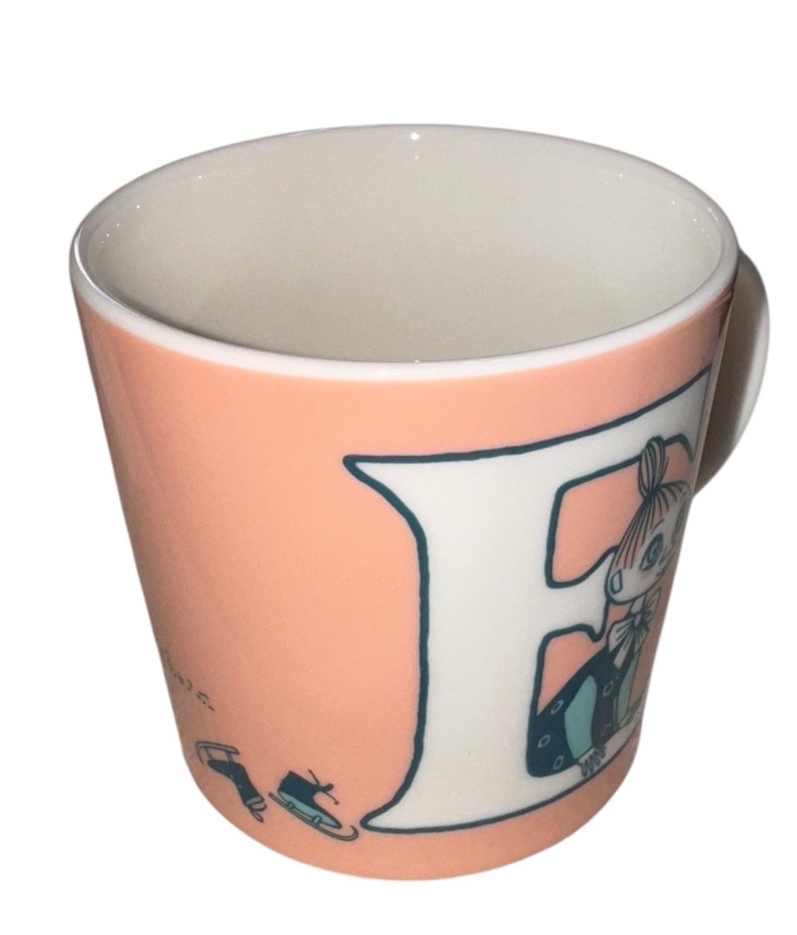 Arabia Alphabet Moomin Mug E Coffee Mymble Muumi Muki Finland Tove Jansson NWT