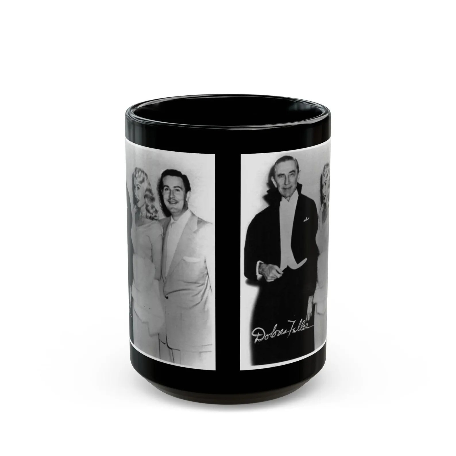Bela and Ed Wood Dolores Fuller Black Coffee Mug 11oz