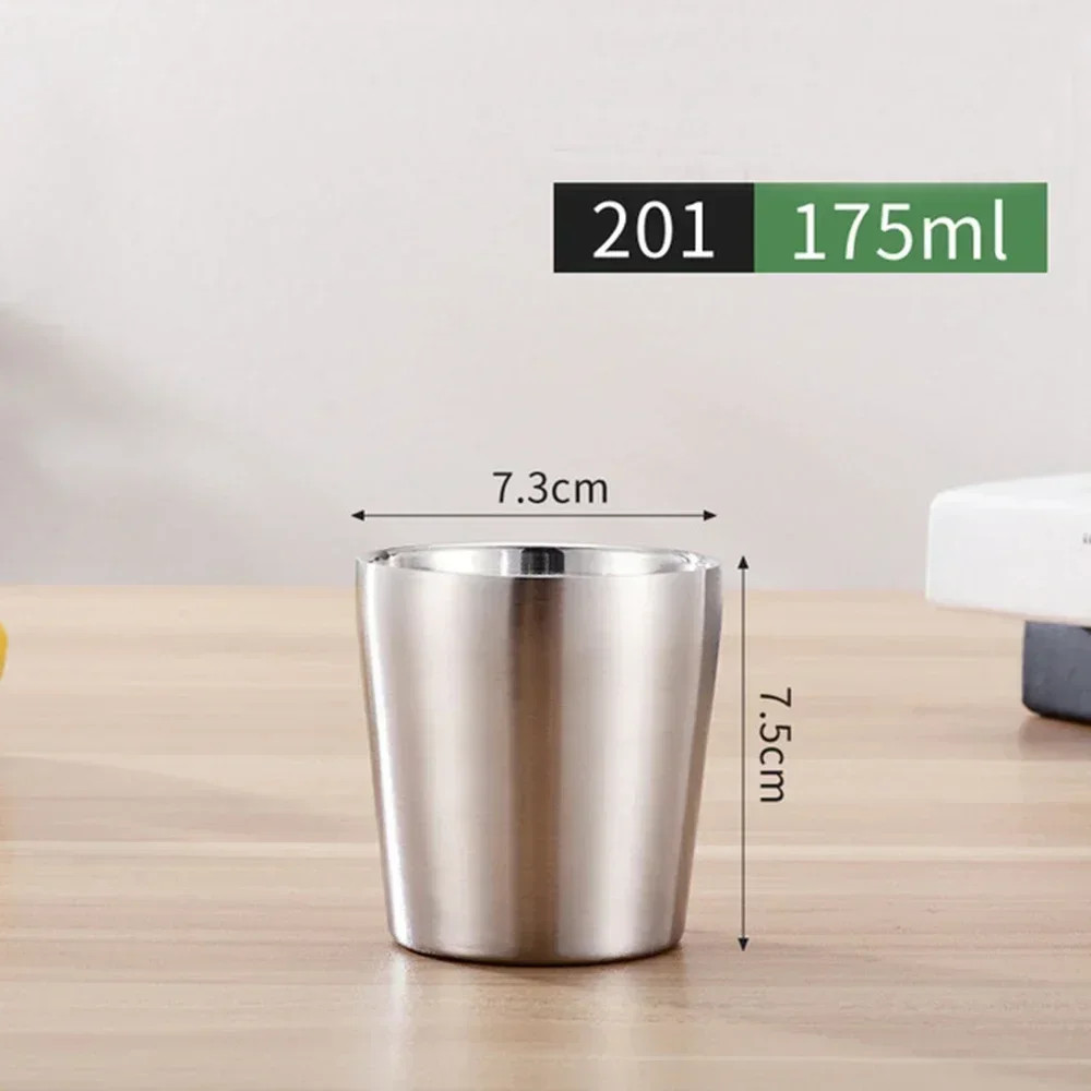 Double Wall Stainless Steel Coffee Mug 300ml Portable Cup Travel Tumbler Coffee