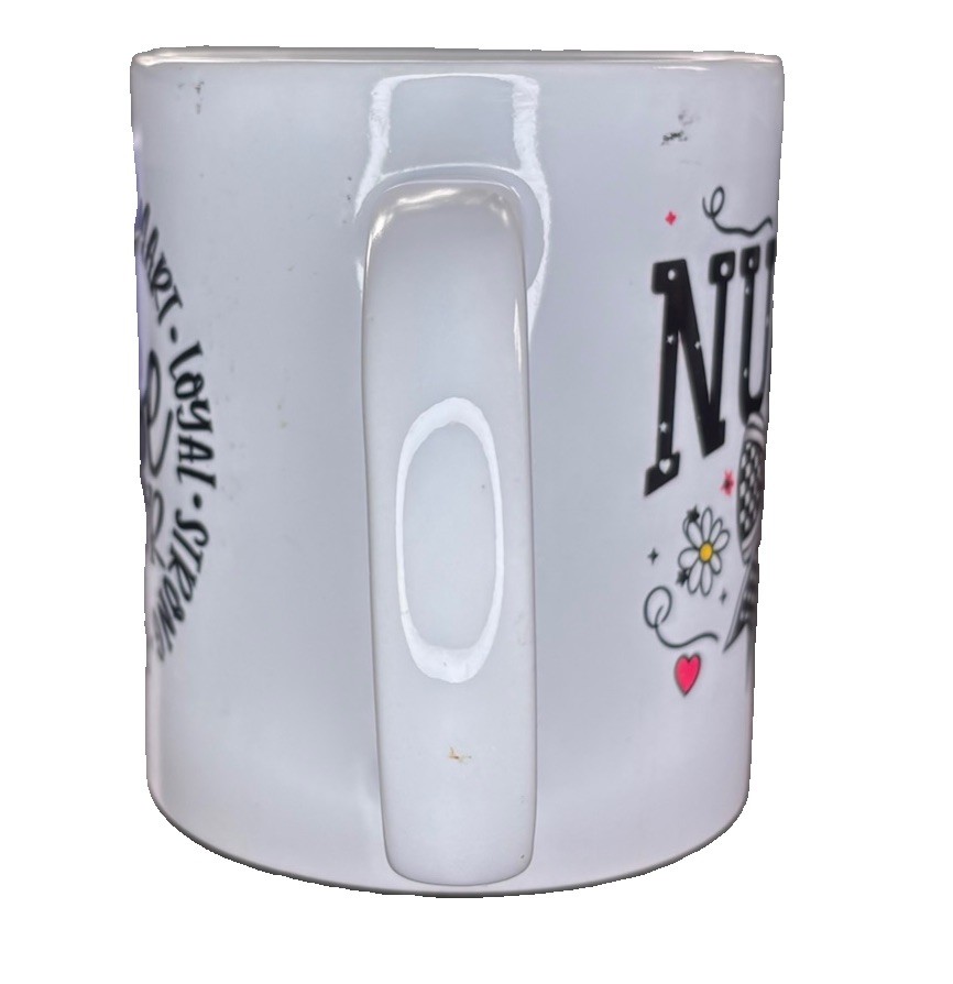 PYD Life Nurse Novelty White Ceramic Coffee Mug, 11 fl oz Dishwasher/Microwave