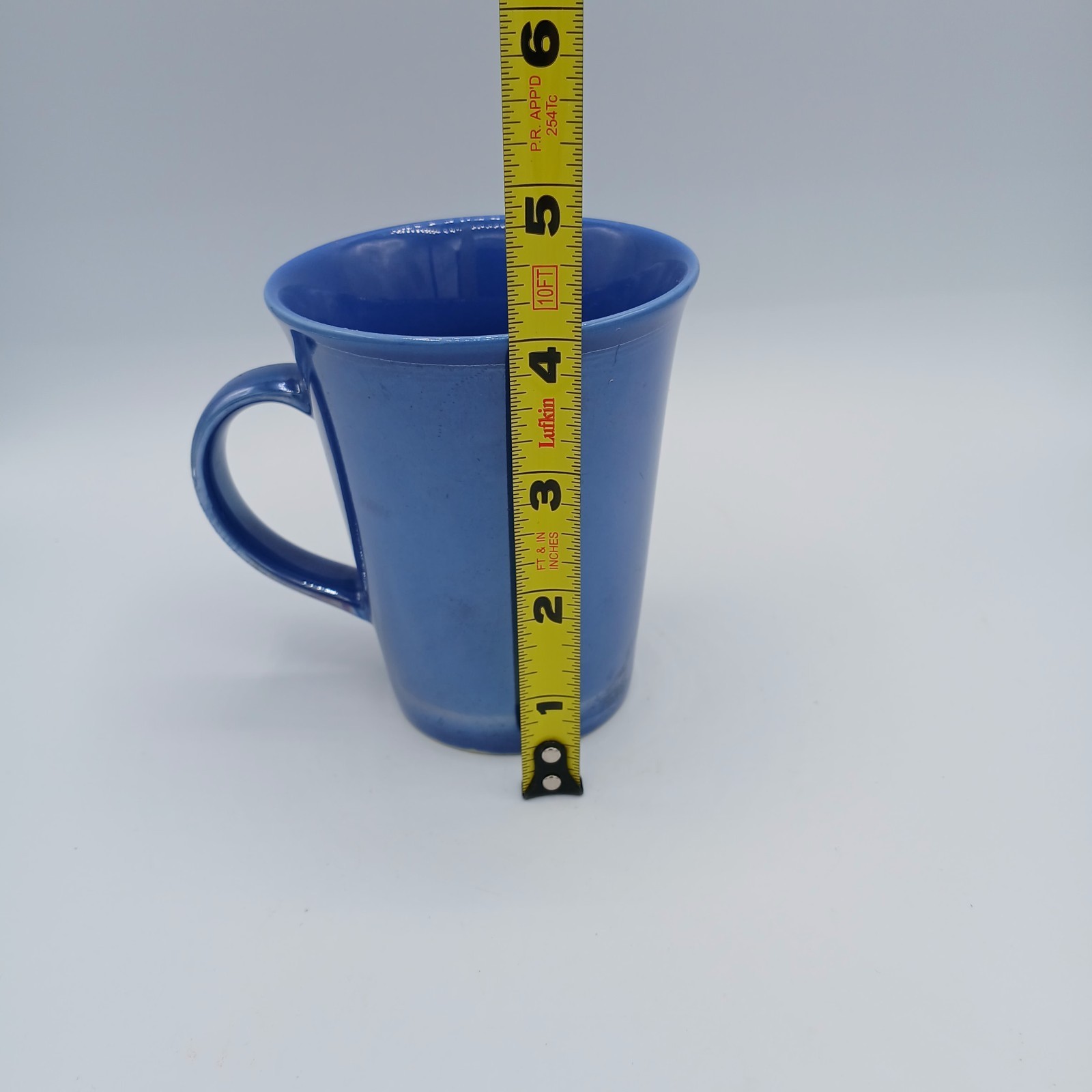 Crate & Barrel Blue Coffee Tea Mug Cup Made In Thailand 10 Oz