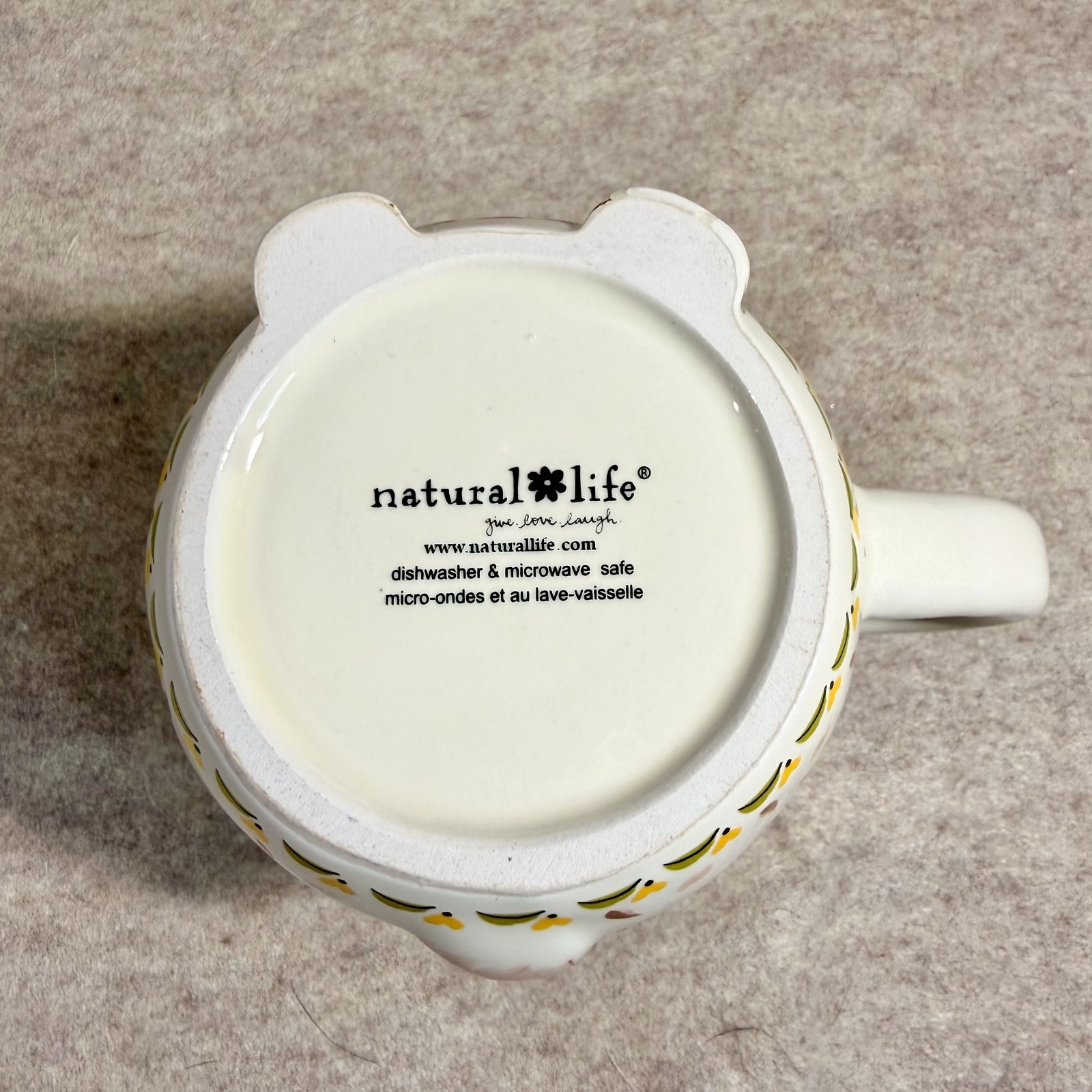 Natural Life good dog figural coffee tea mug cup ceramic dishwasher safe 16oz