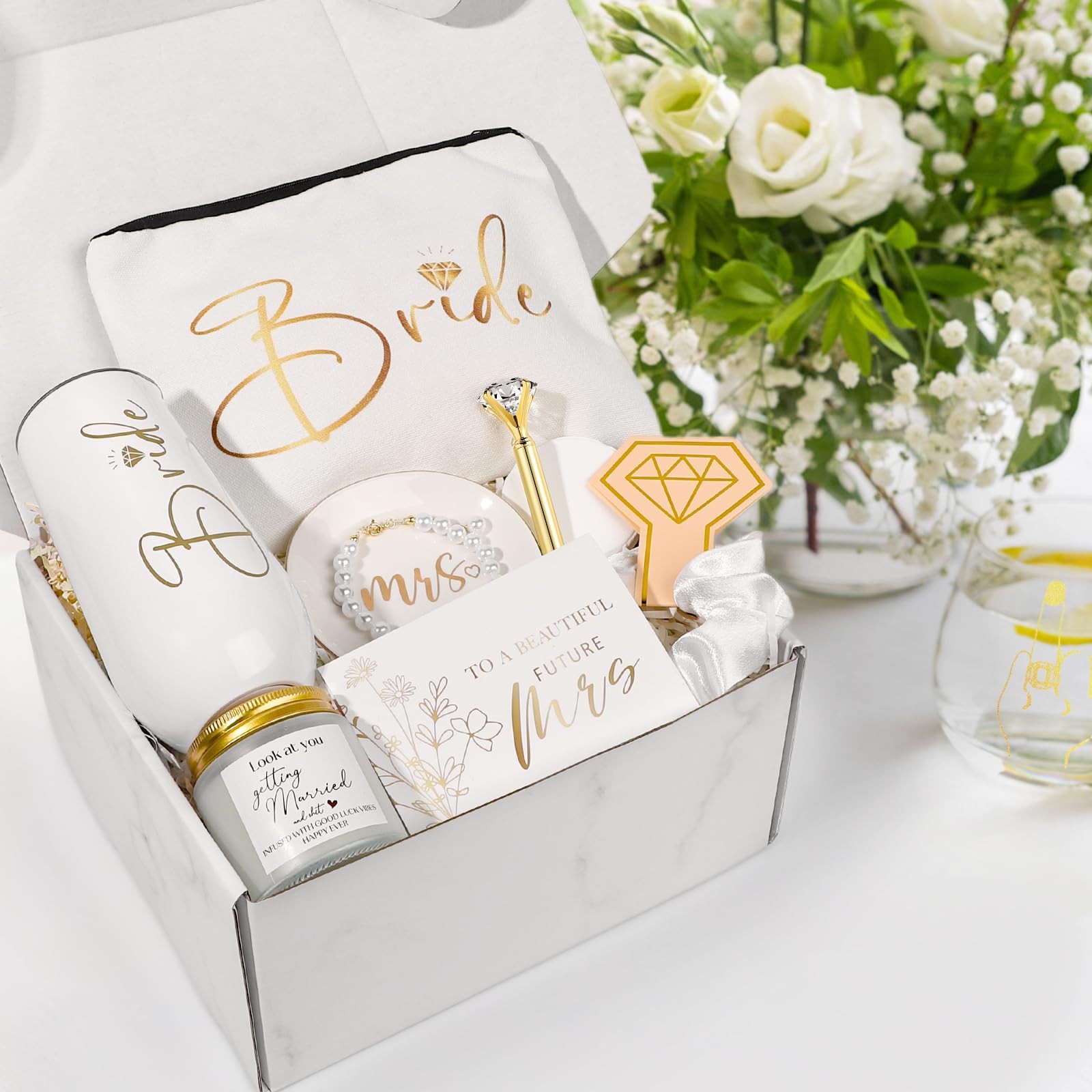 Bride To Be Gift Box ~ Bridal Shower & Bachelorette Party Gifts for Women