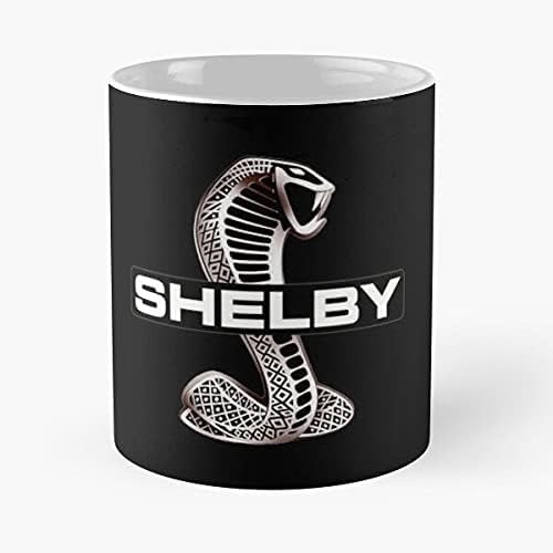 Cobra Super Mustang Car Mug 11oz Ceramic Coffee Cup Sports Car Gift White