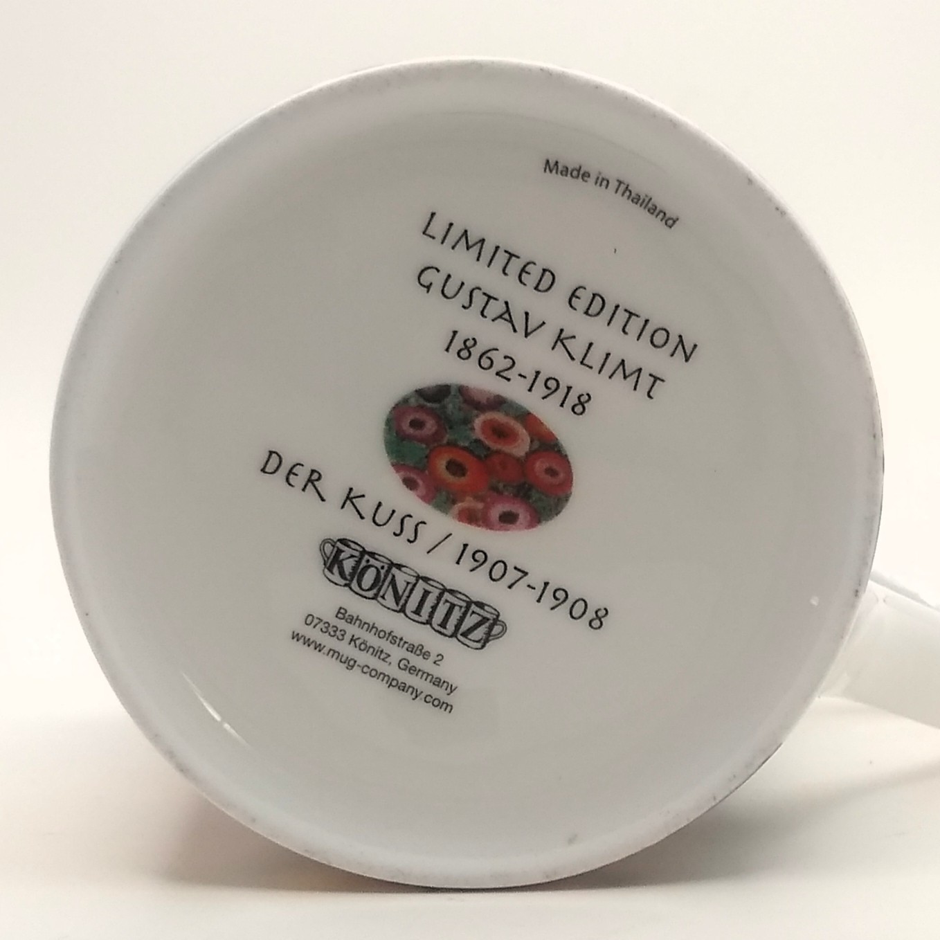 KONITZ Gustav Klimt – Der Kuss (The Kiss) 12oz Coffee Mug Fine Art Romance Love