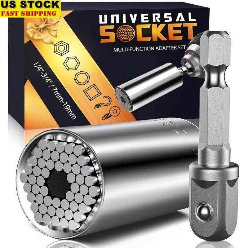 Universal Socket Tool Set Power Drill Adapter Gift Dad Men Perfect Gadgets New