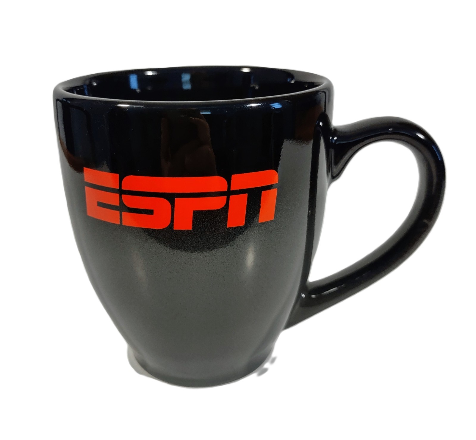 ESPN 12 oz. Black and Gray Gradient Ceramic Coffee Mug – New!