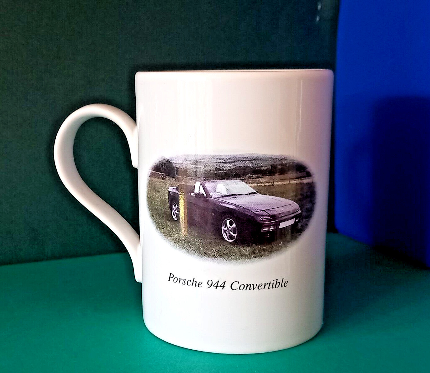 PORSCHE 944 CONVERTIBLE COFEE TEA MUG CUP 35cl/12.3oz by TAMS Made in England
